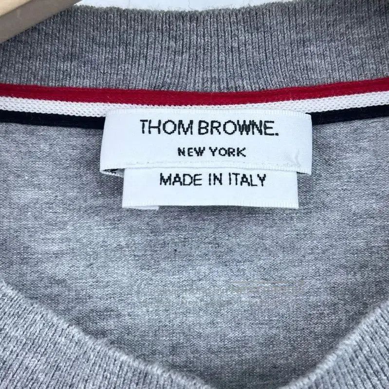 Other Thom Browne Men's Gray Cotton T-shirt . Size US M / EU 48-50 / 2 - 3 Thumbnail