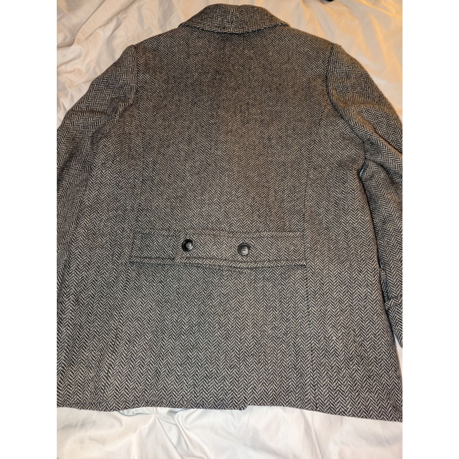Luisa Cerano Vintage Luisa Spagnoli Herringbone Jacket Large Italy Size L / US 10 / IT 46 - 4 Thumbnail