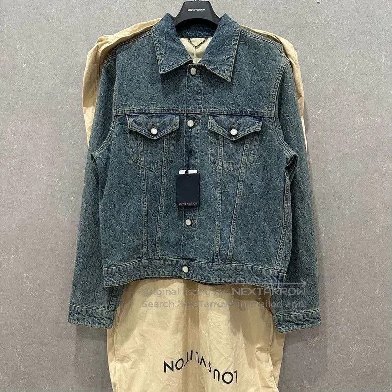 Louis Vuitton Louis Vuitton Monogram Pearl Button Denim Jacket. Size US L / EU 52-54 / 3 - 1 Thumbnail