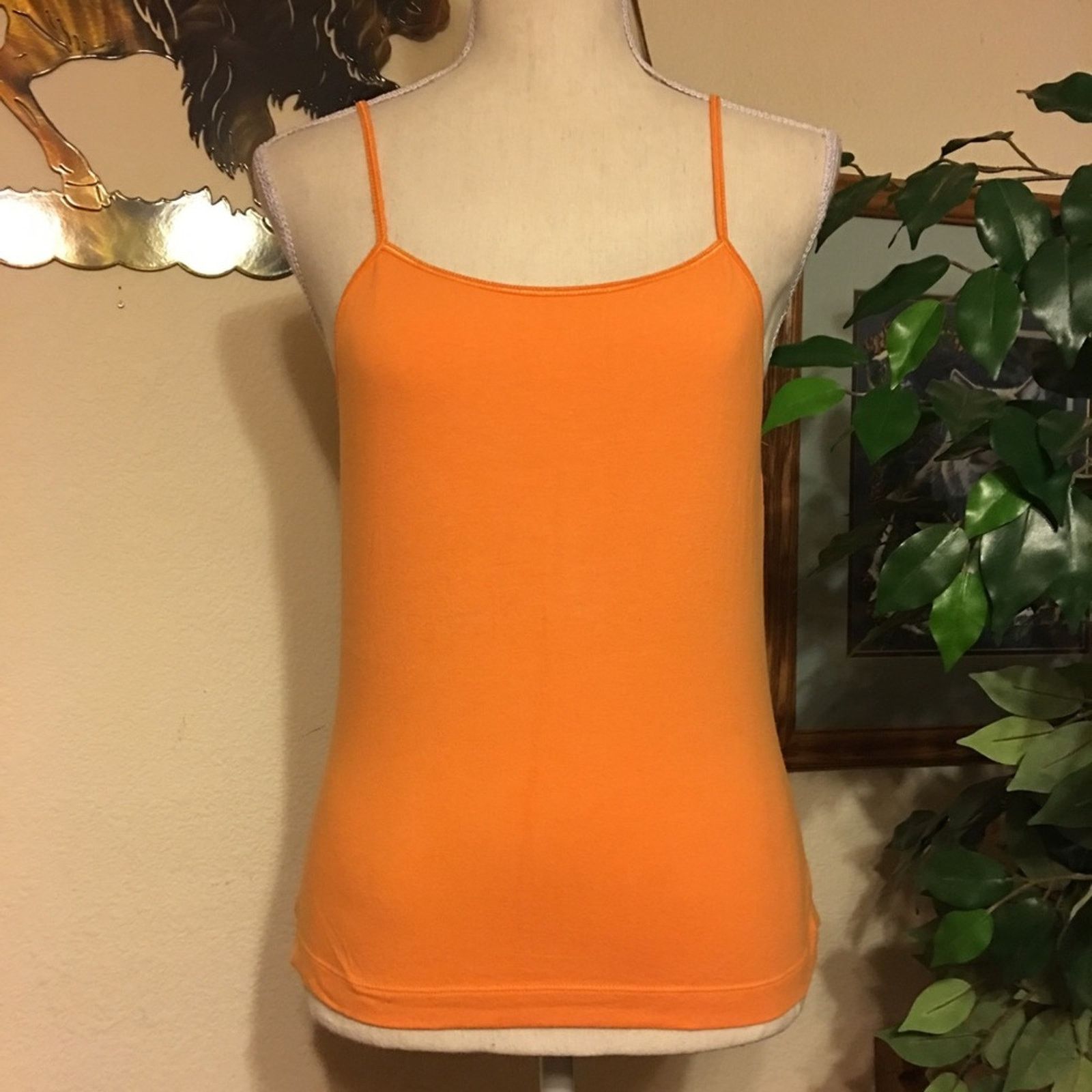 Other Forenza orange BIB cami tank NWOT S Size S / US 4 / IT 40 - 1 Thumbnail