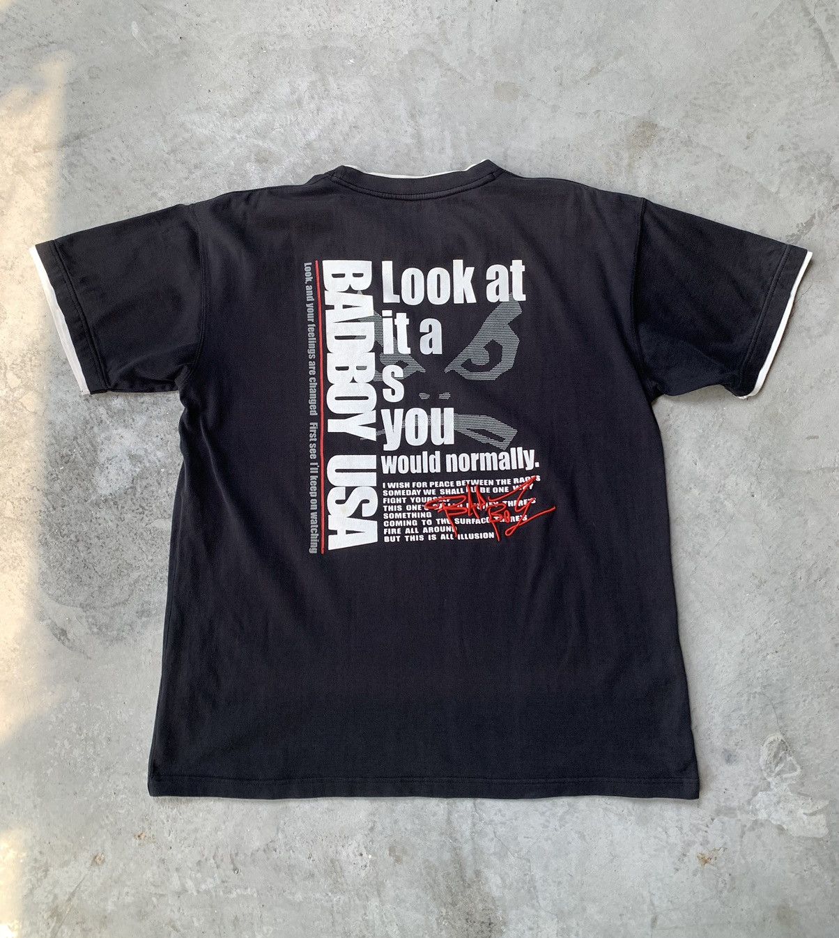 Vintage Vtg y2k badboy tshirt Size US L / EU 52-54 / 3 - 2 Thumbnail