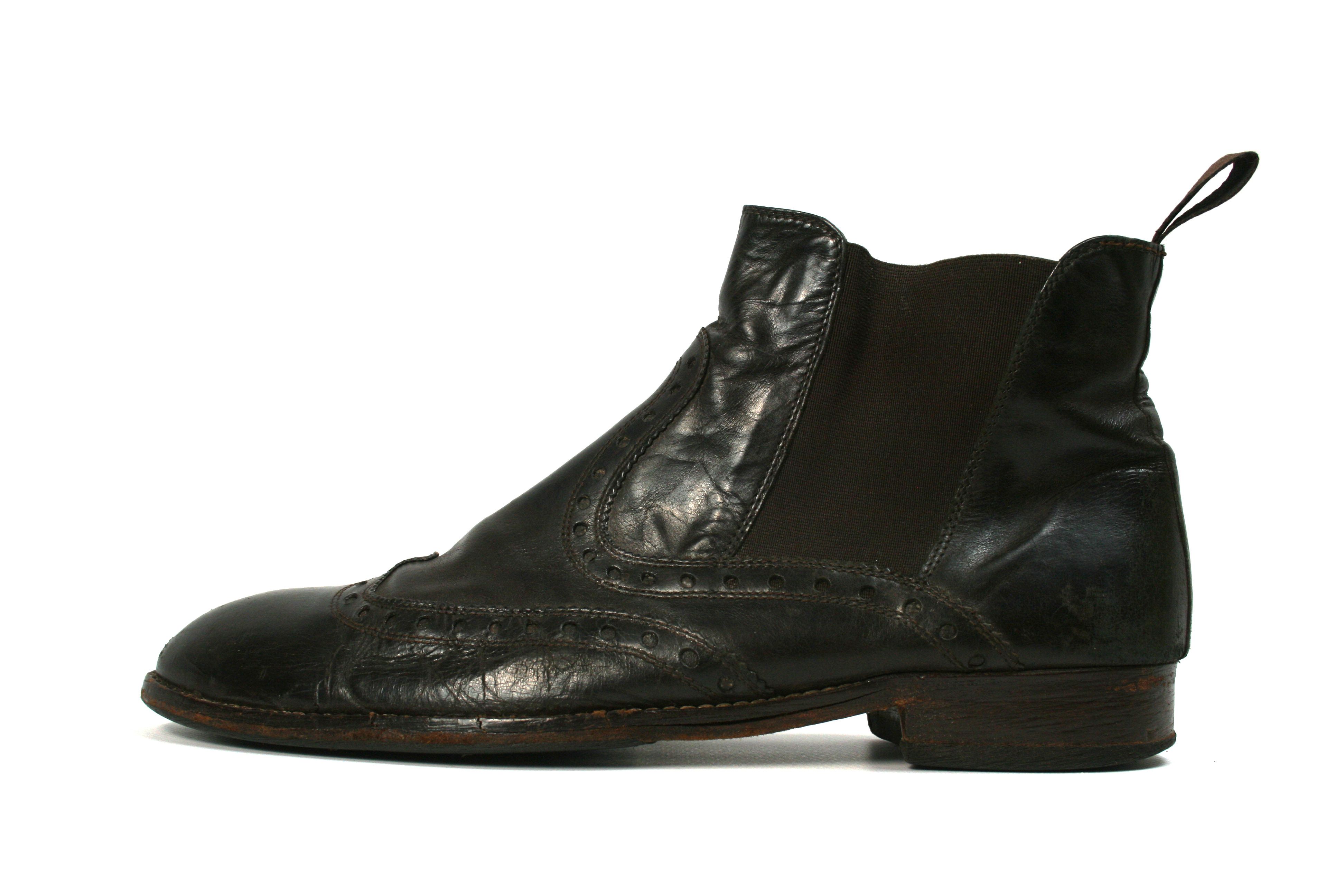 Doucal's Brogue Chelsea Leather Boots Size US 9.5 / EU 42-43 - 2 Thumbnail