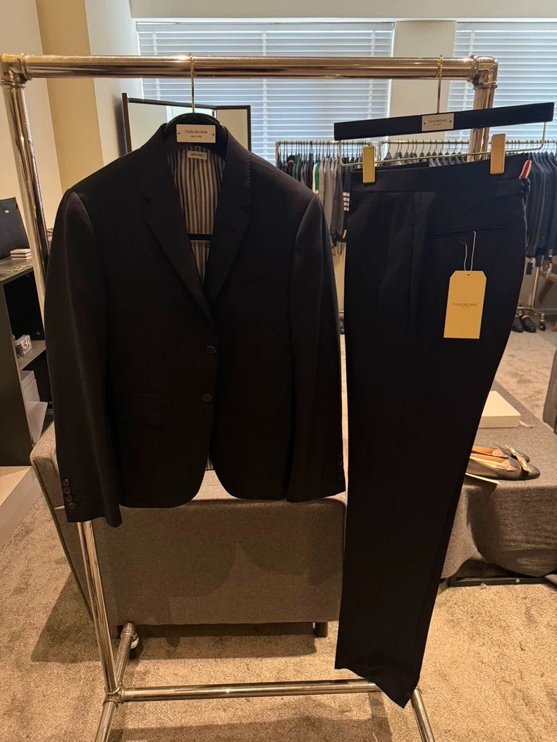 Thom Browne Thom Browne size0 Classic suit set Size 38S - 2 Thumbnail