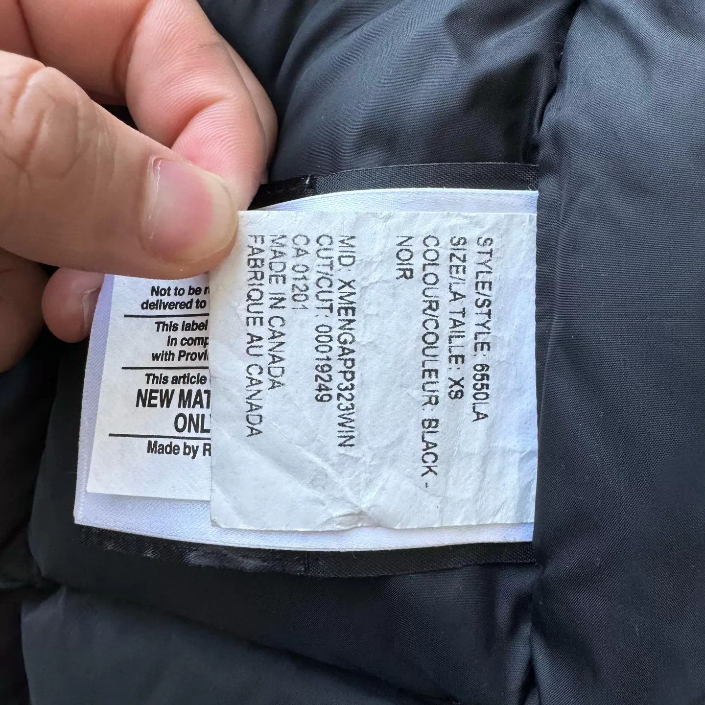 Canada Goose Canada Goose black down jacket XS like new Size XS / US 0-2 / IT 36-38 - 8 Thumbnail