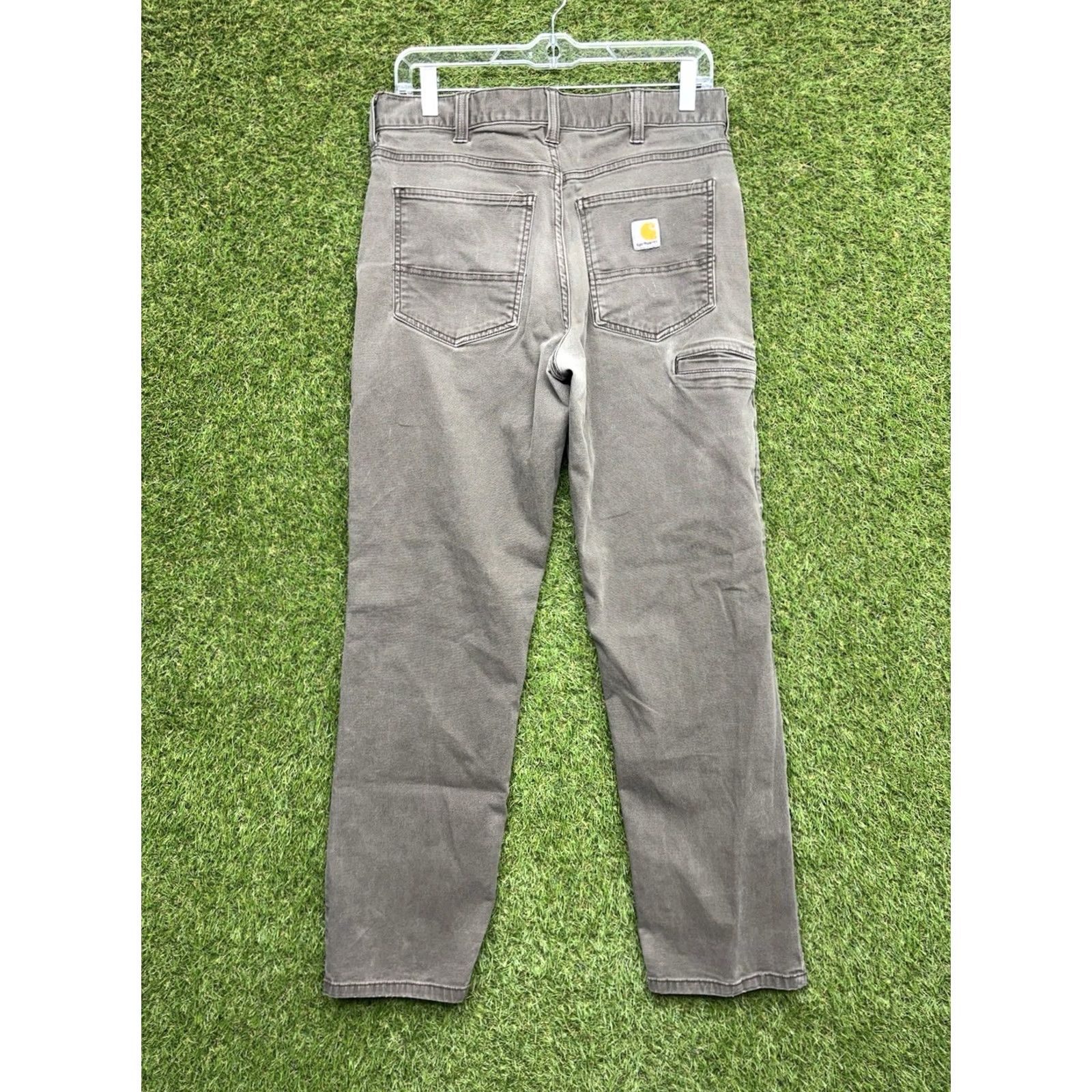 Carhartt Carhartt Pants Mens 32x32 Relaxed Fit Workwear Gray Distressed BN2517-M Size US 32 / EU 48 - 2 Thumbnail