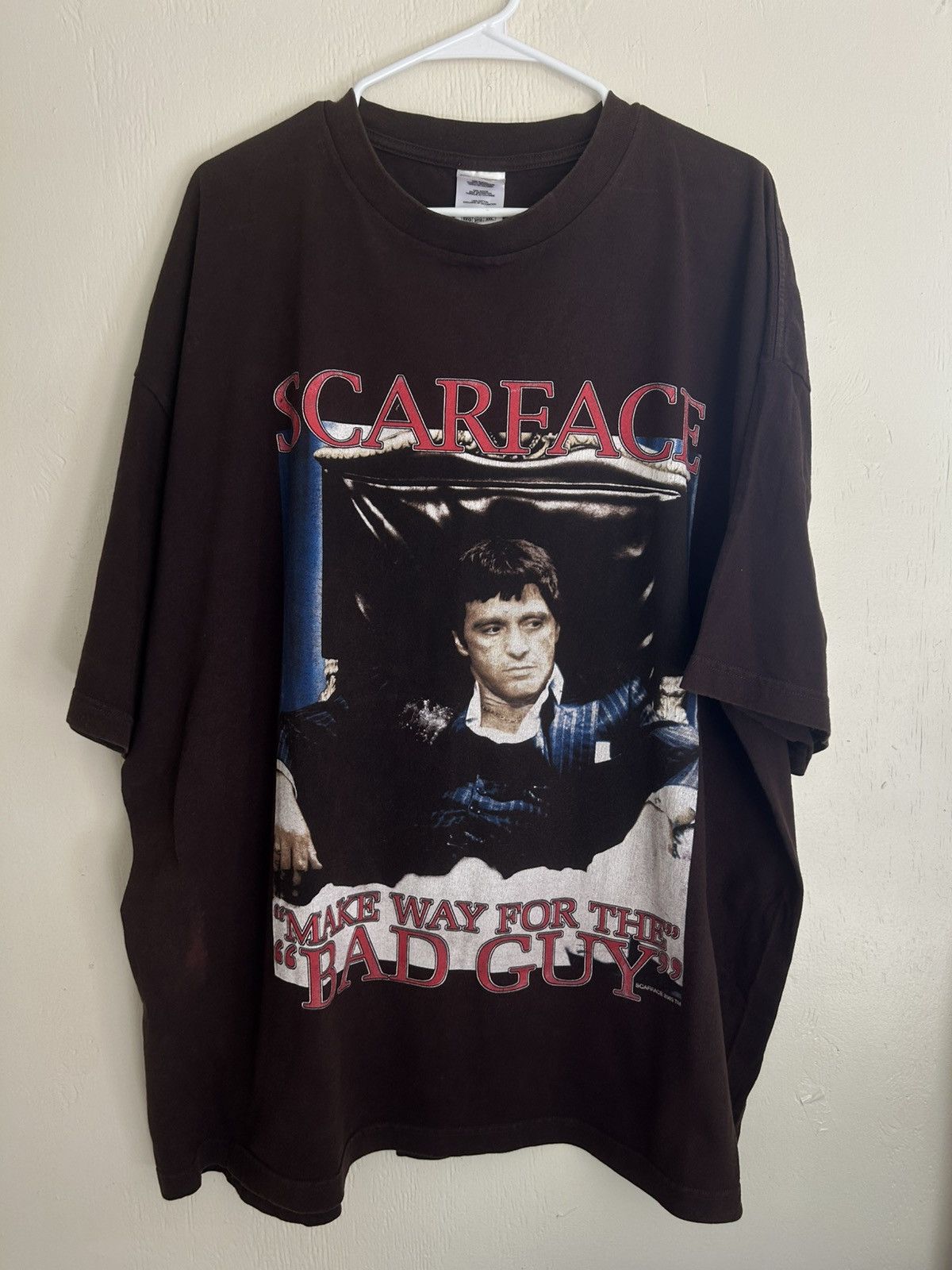 Vintage Vintage Scarface “Make Way For The Bad Guy” Graphic T-shirt Size US XXL / EU 58 / 5 - 2 Thumbnail