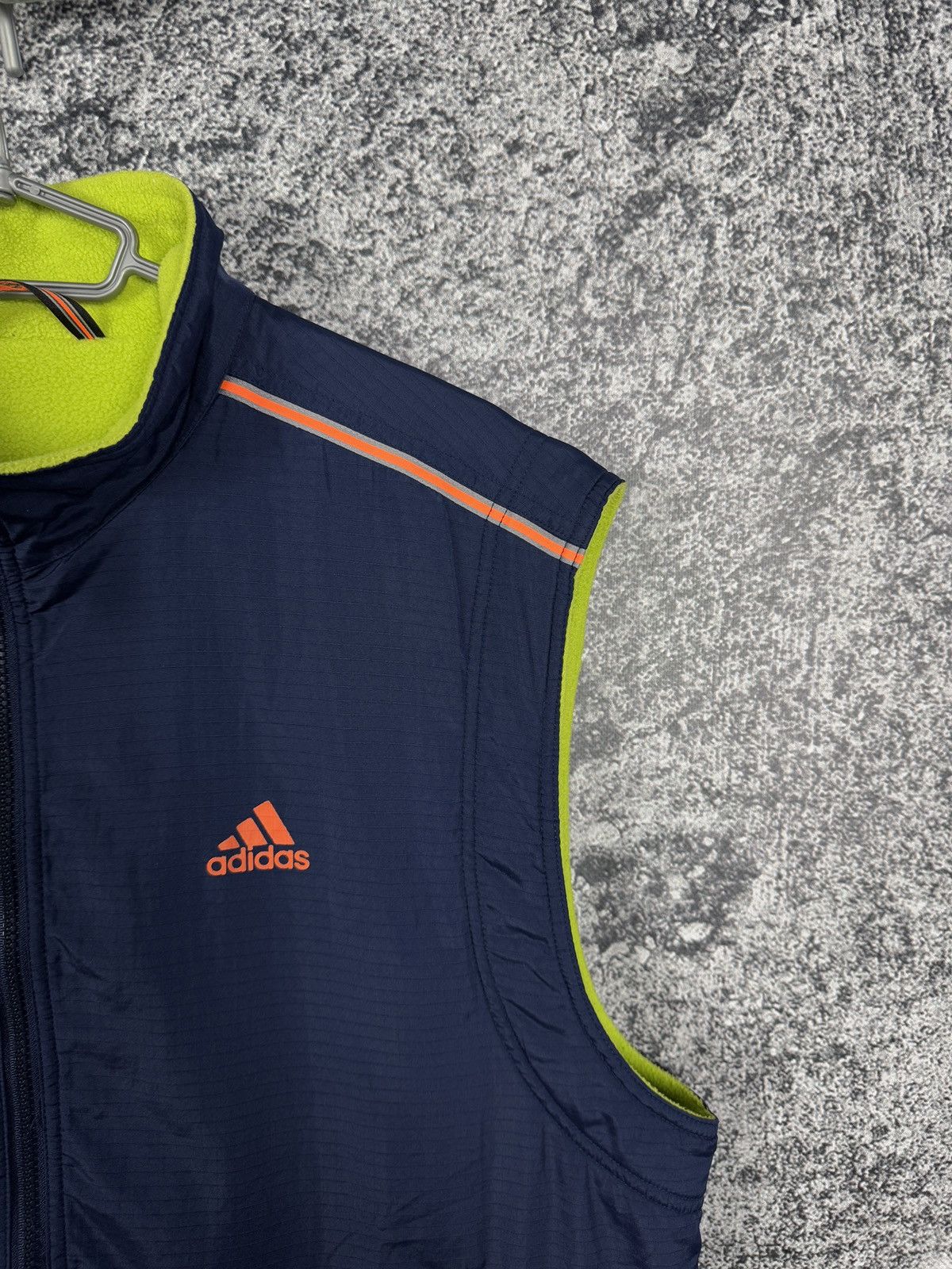 Adidas Adidas Vintage 90a Reversible Vest Full Zip Gilet Y2K Size L Size US L / EU 52-54 / 3 - 3 Thumbnail