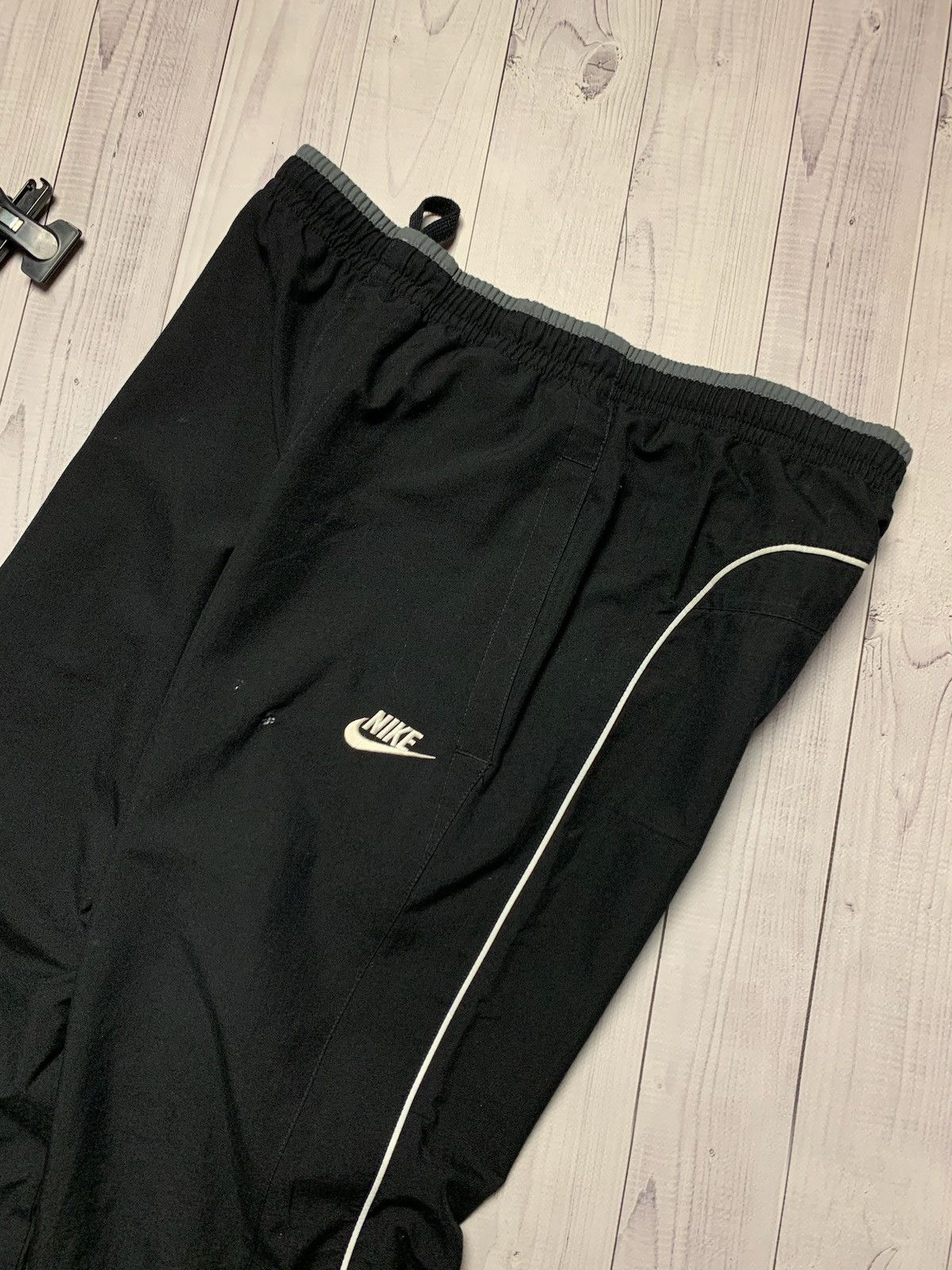 Nike × Vintage Vintage Nike drill pants Y2K logo joggers size S Size US 30 / EU 46 - 3 Thumbnail