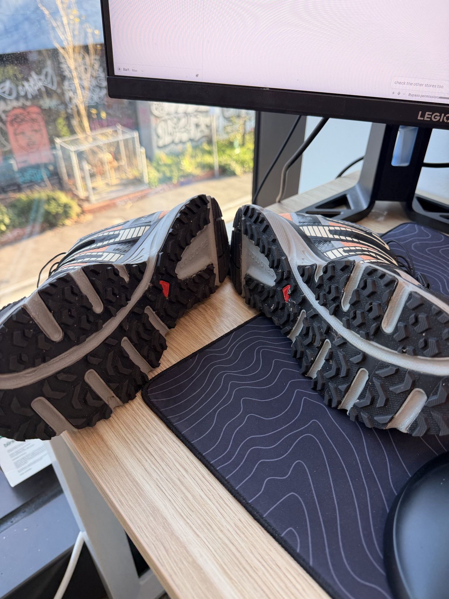 Salomon Salomon Black X Mission 4 Running Shoes (Size UK 8.5) Size US 10.5 / IT 40.5 - 3 Thumbnail