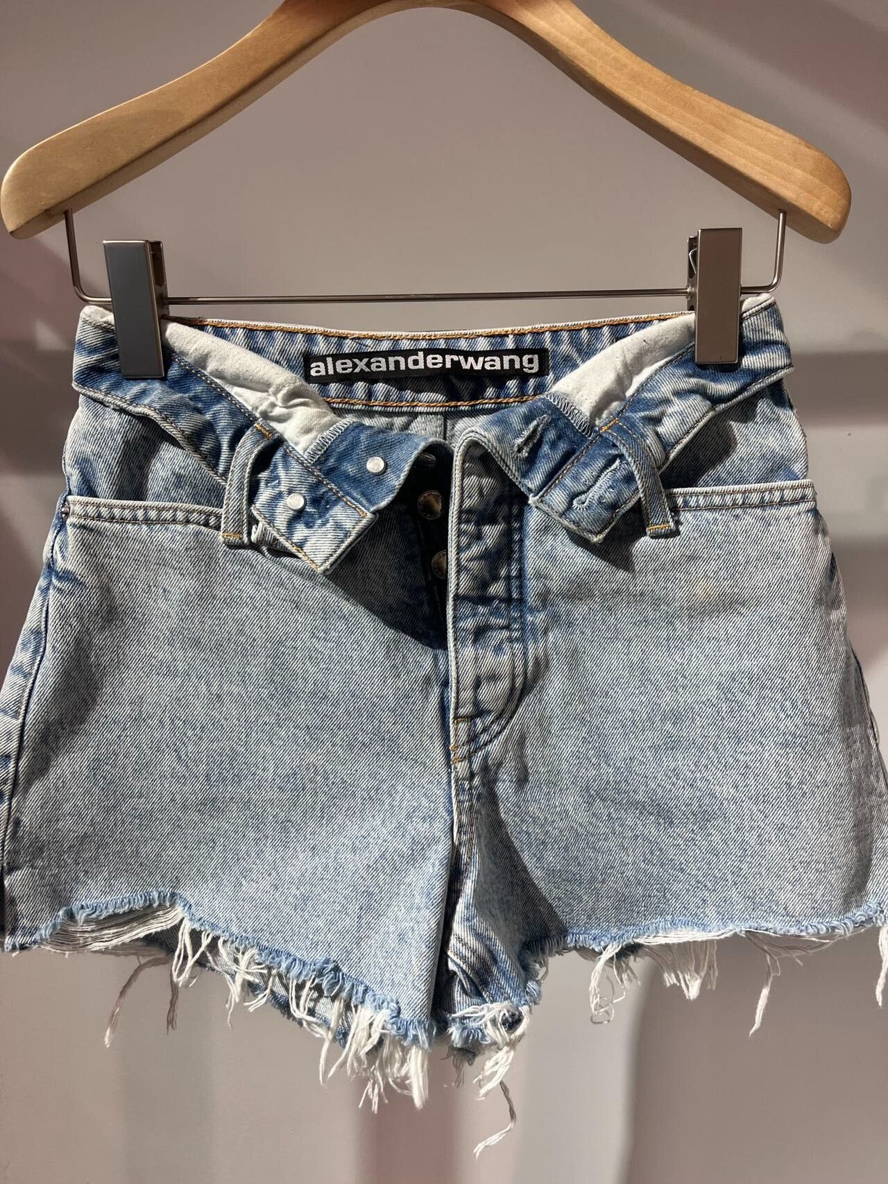 Alexander Wang Alexander Wang Women's Denim Shorts Size 25" / US 0 / IT 36 - 1 Thumbnail