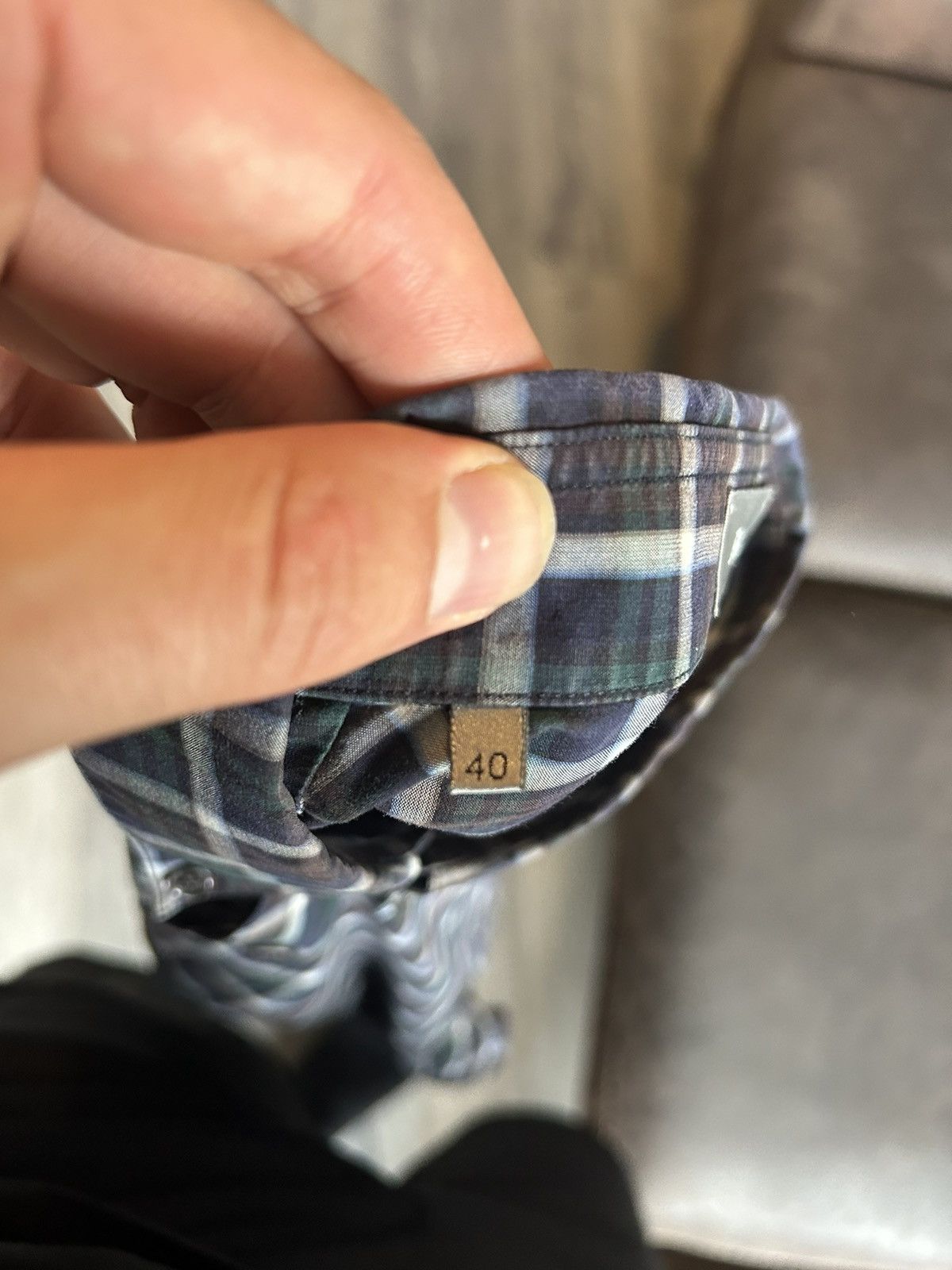 Dior Plaid Button-Up Shirt Size US M / EU 48-50 / 2 - 10 Thumbnail