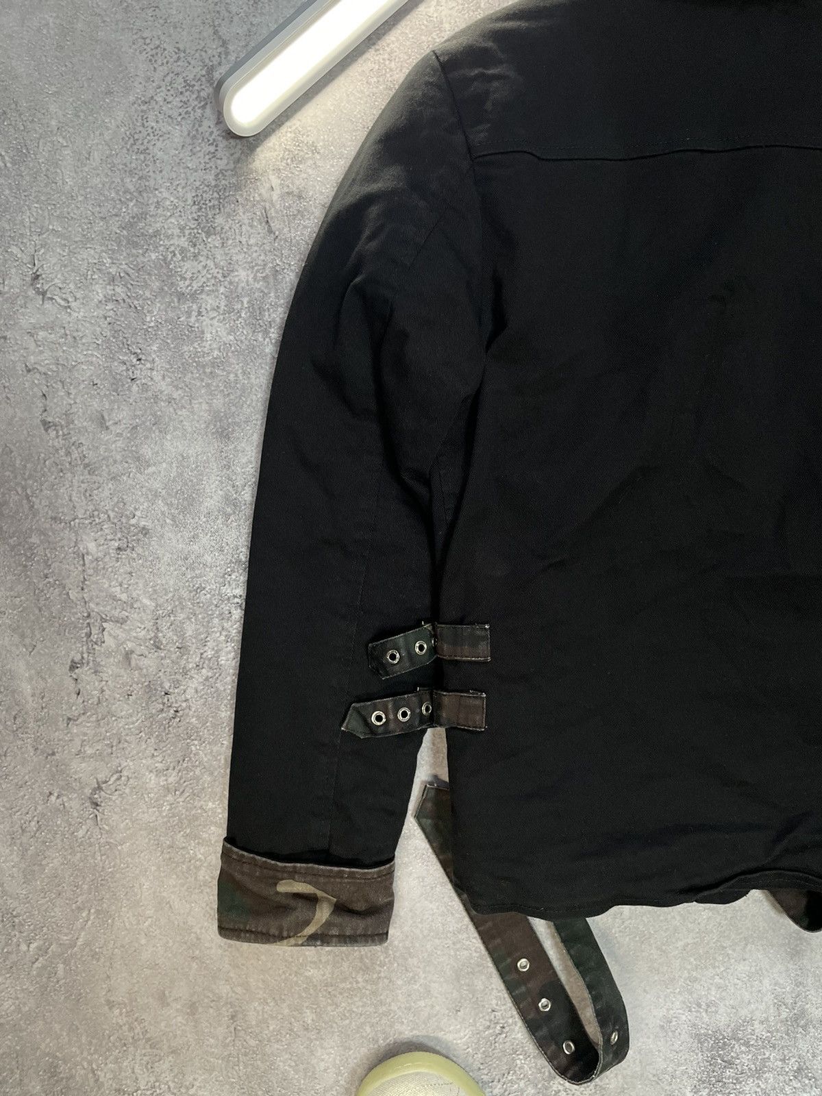 Other Japanese Vintage Crazy Washed GOTHICANA EMP Moto Zip Jacket Size US L / EU 52-54 / 3 - 17 Thumbnail