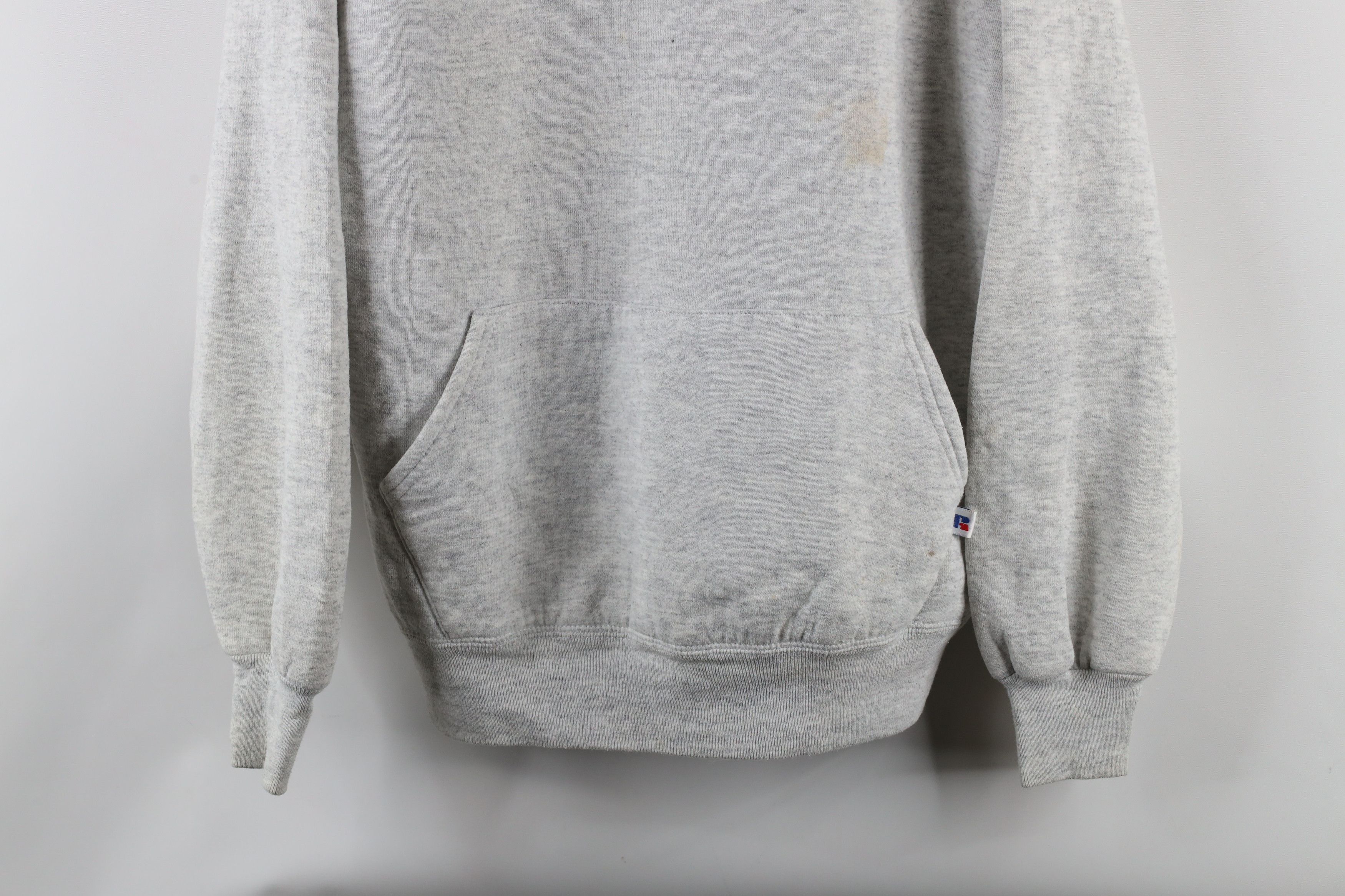 Russell Athletic × Vintage Vintage 90s Russell Athletic Blank Hoodie Sweatshirt USA Size US L / EU 52-54 / 3 - 3 Thumbnail