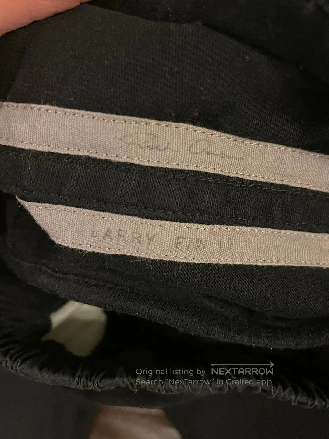 Rick Owens Rick Owens Long Sporty Pants in Black. Size US 26 / EU 42 - 3 Thumbnail