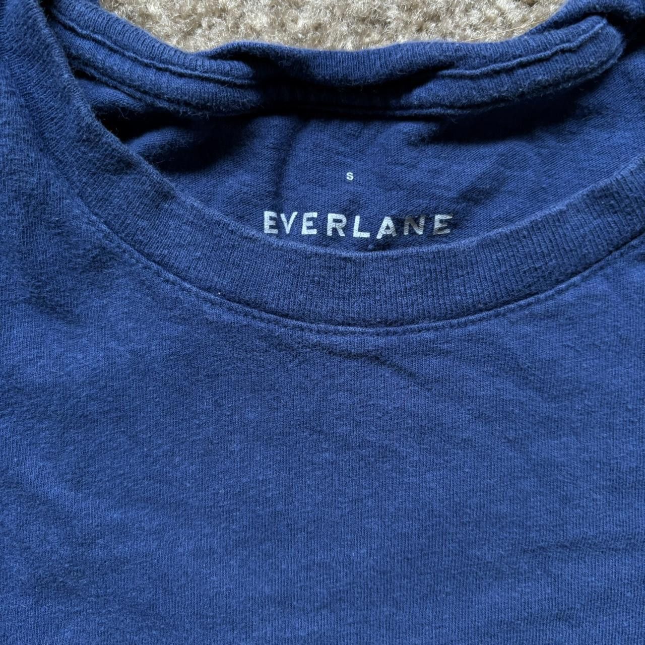 Everlane Everlane Blue Tee 90s Size S / US 4 / IT 40 - 2 Thumbnail