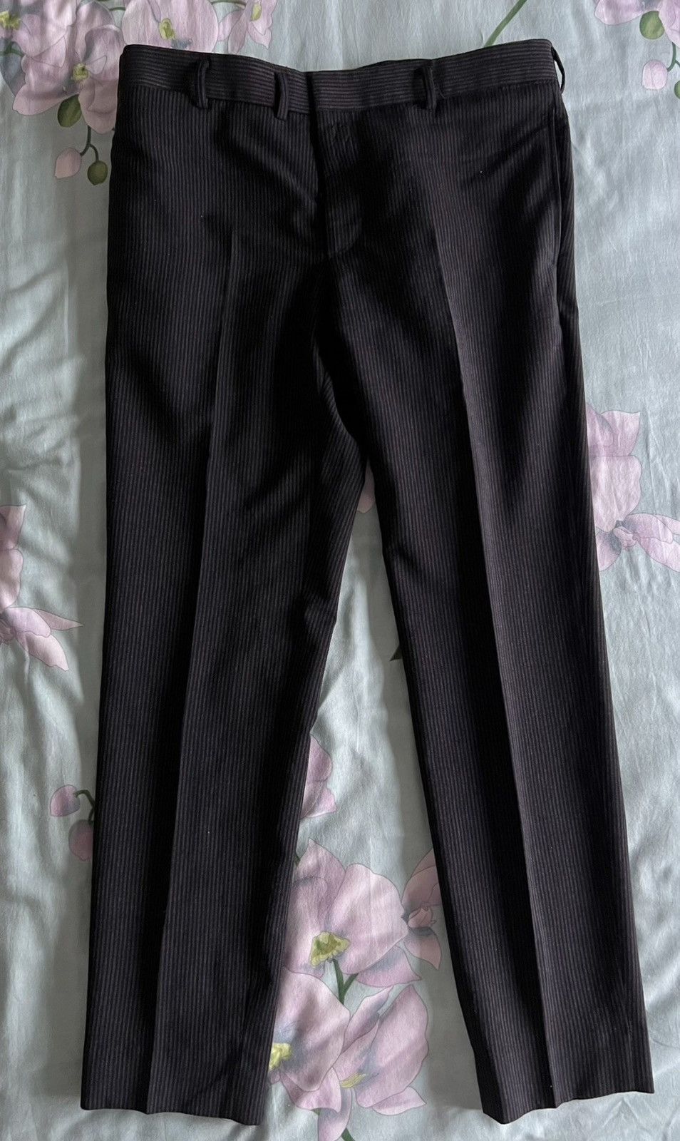 Saint Laurent Paris Saint Laurent black and white striped trousers Size 50S - 5 Thumbnail