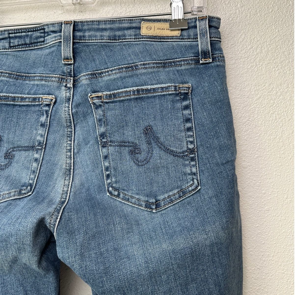 AG Adriano Goldschmied AG Adriano Goldschmied Prima Crop Cigarette Jeans Blue US 28 Size 28" / US 6 / IT 42 - 7 Thumbnail