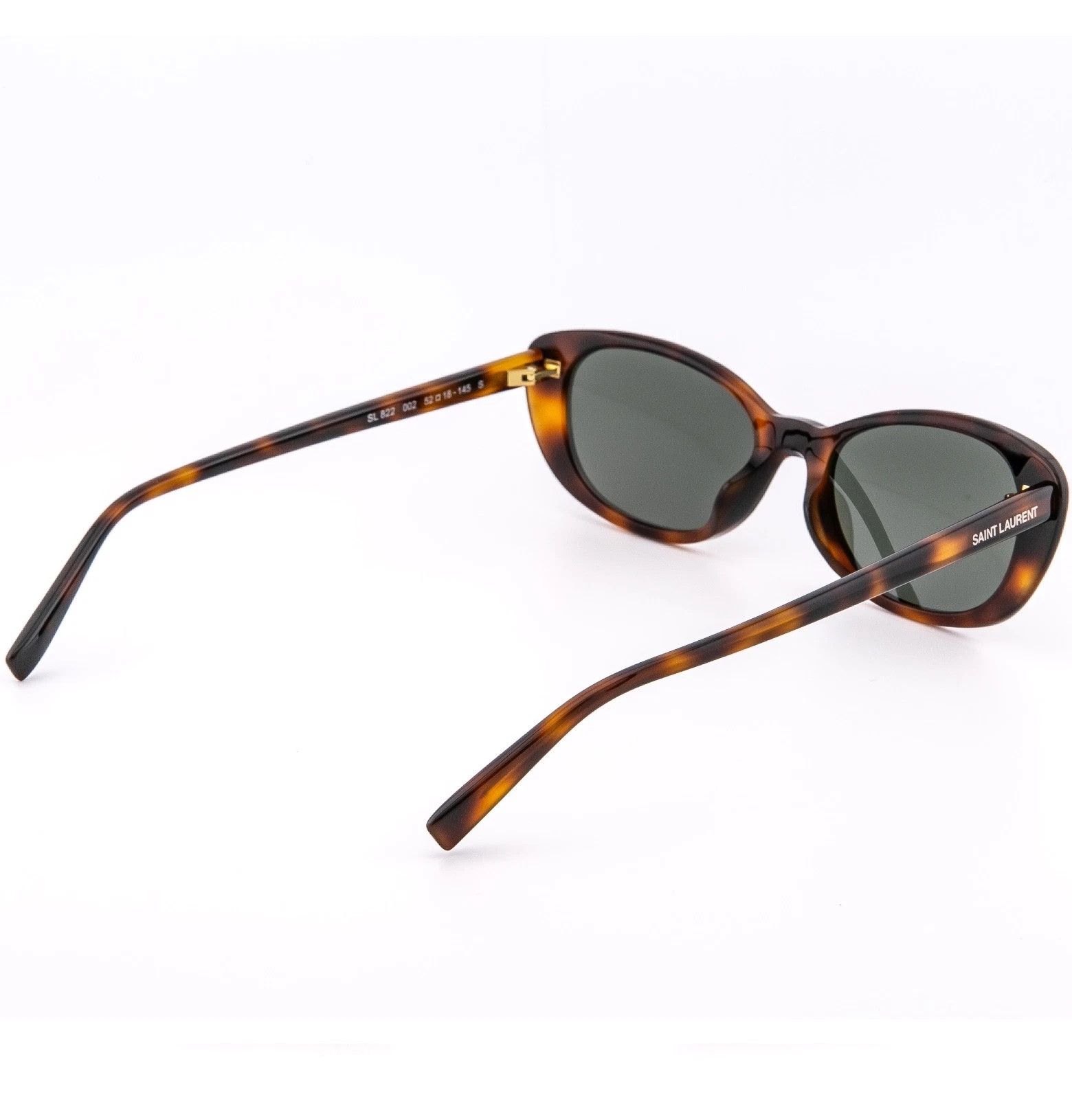 Saint Laurent Paris SAINT LAURENT SHADE SL 822 SL822 Brown Havana Sunglasses 002 Size ONE SIZE - 5 Thumbnail