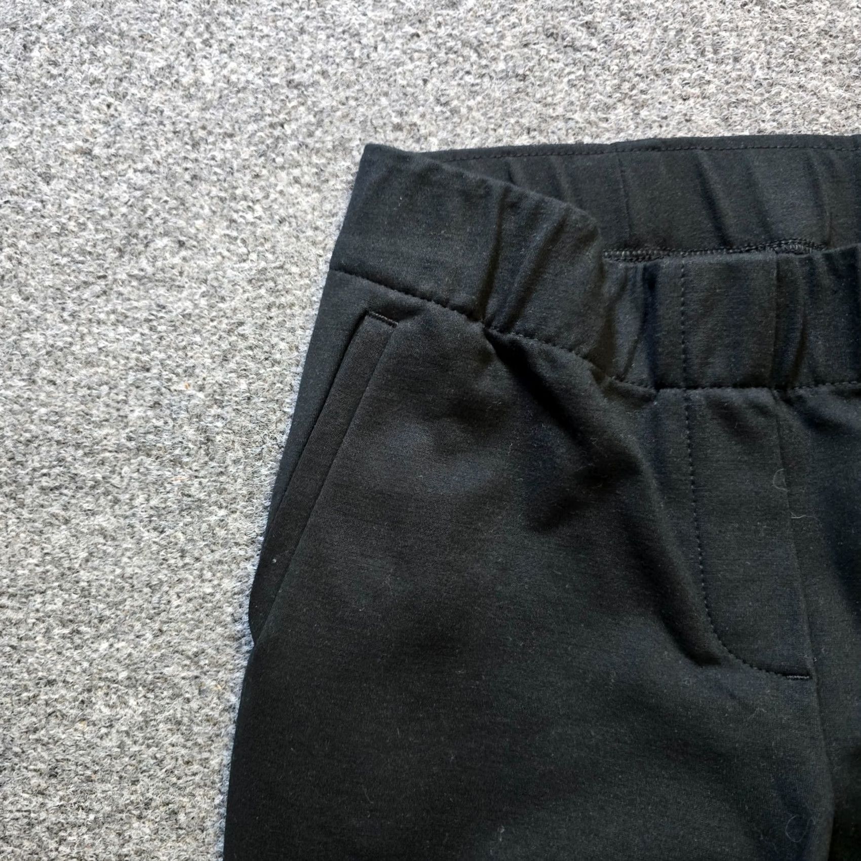 J. Jill J Jill Pants Womens Small Petite Black Ponte Slim Leg Stretch Pull On Tapered Leg Size 28" / US 6 / IT 42 - 3 Thumbnail