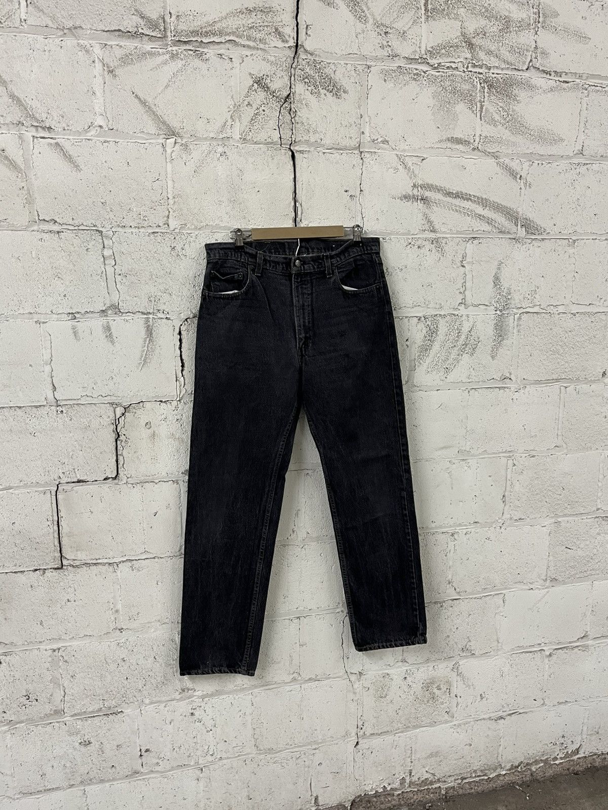 Levi's Levi’s 505 vintage black denim, rare streetwear hype Size US 36 / EU 52 - 3 Thumbnail