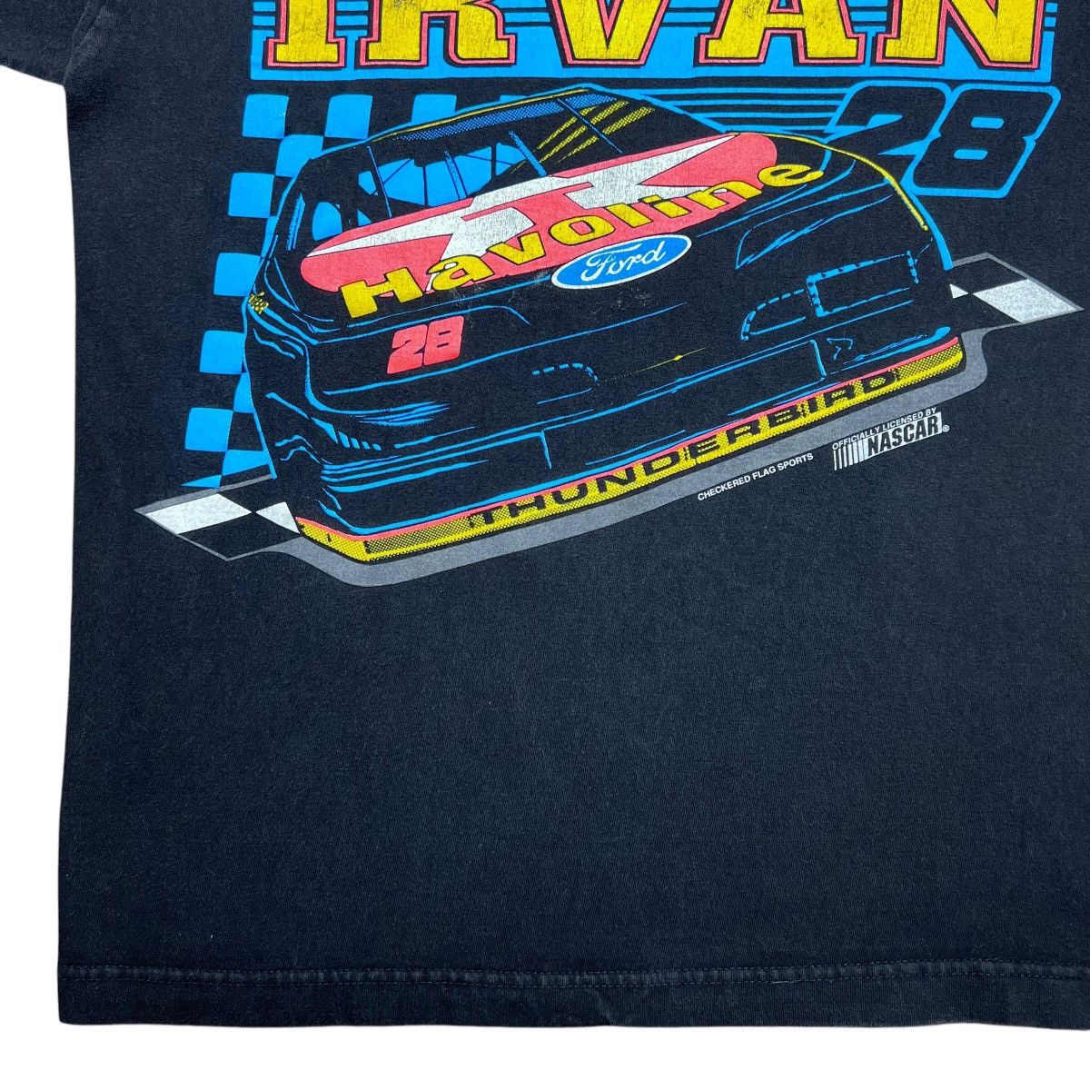 NASCAR × Vintage Vintage 1994 Ernie Irvan NASCAR Spell Out 3D Racing Tee Size US M / EU 48-50 / 2 - 8 Thumbnail