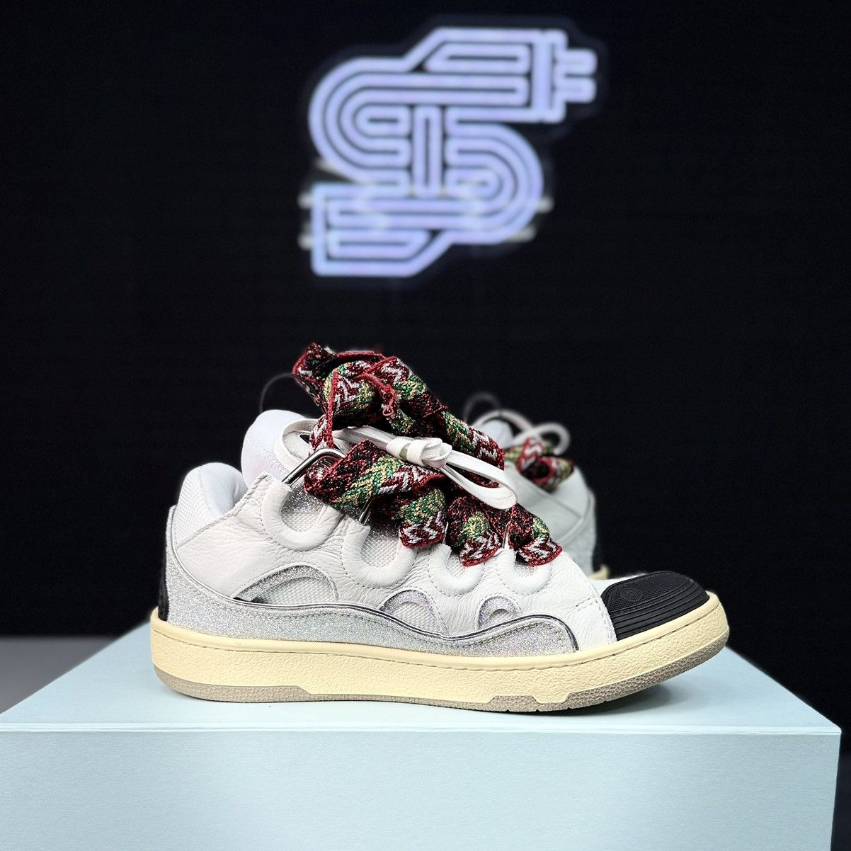 Lanvin Lanvin Glitter Curb Sneaker Size US 13 / EU 46 - 4 Thumbnail