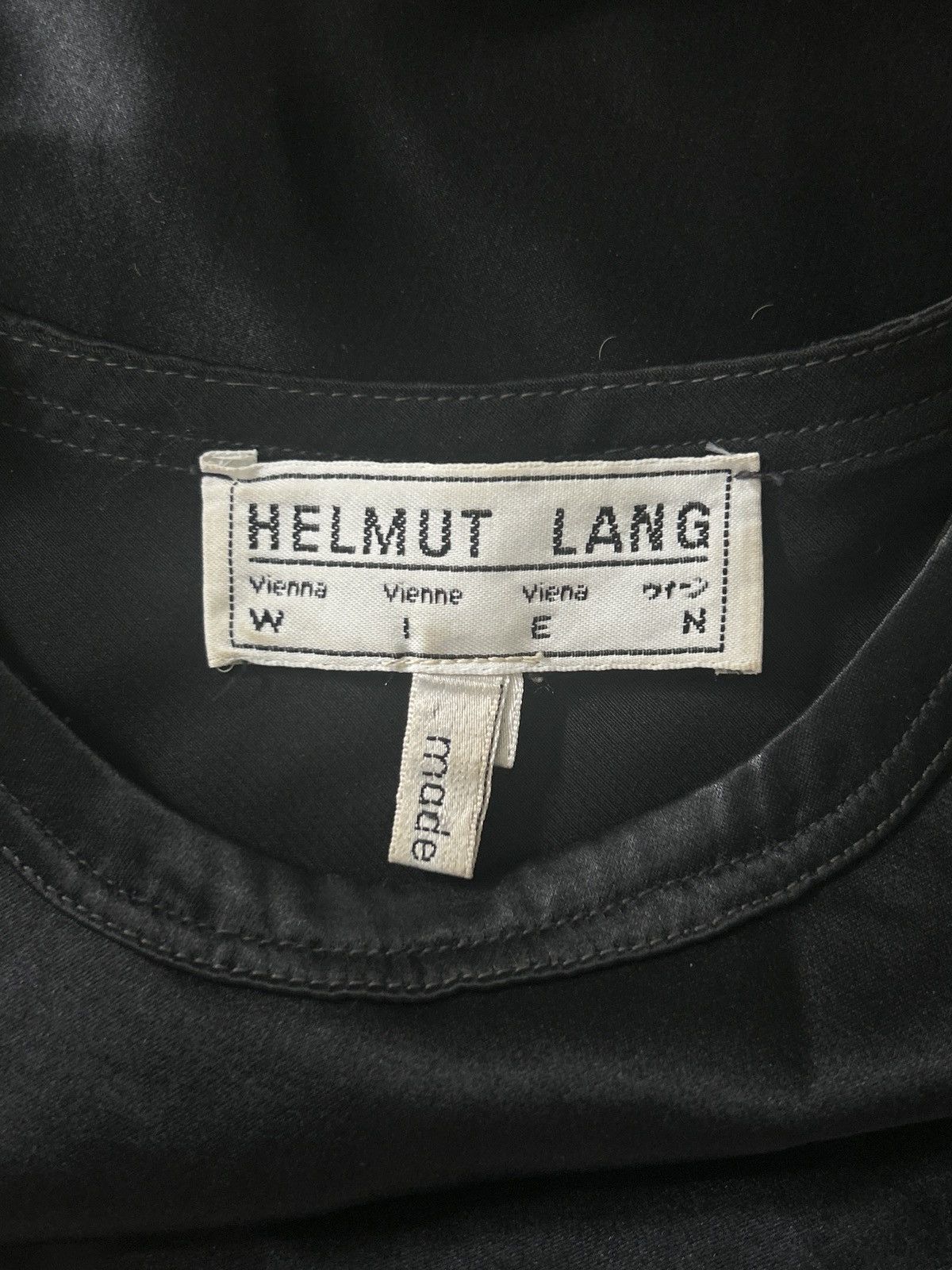 Helmut Lang 90’s Satin Silk Bias Cut mini Dress Size S / US 4 / IT 40 - 5 Thumbnail