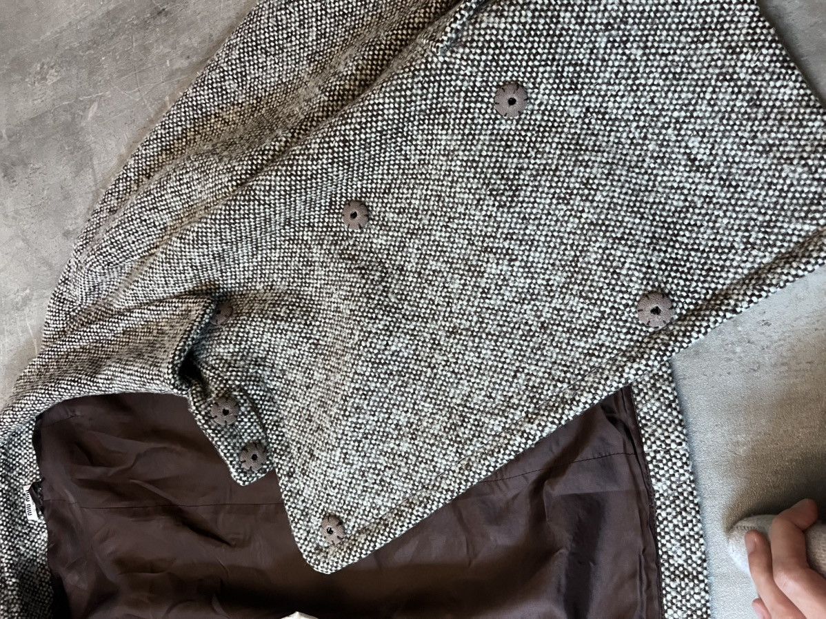 Miu Miu Miu Miu A/W 2009 Double breasted wool tweed melange jacket Size M / US 6-8 / IT 42-44 - 11 Thumbnail