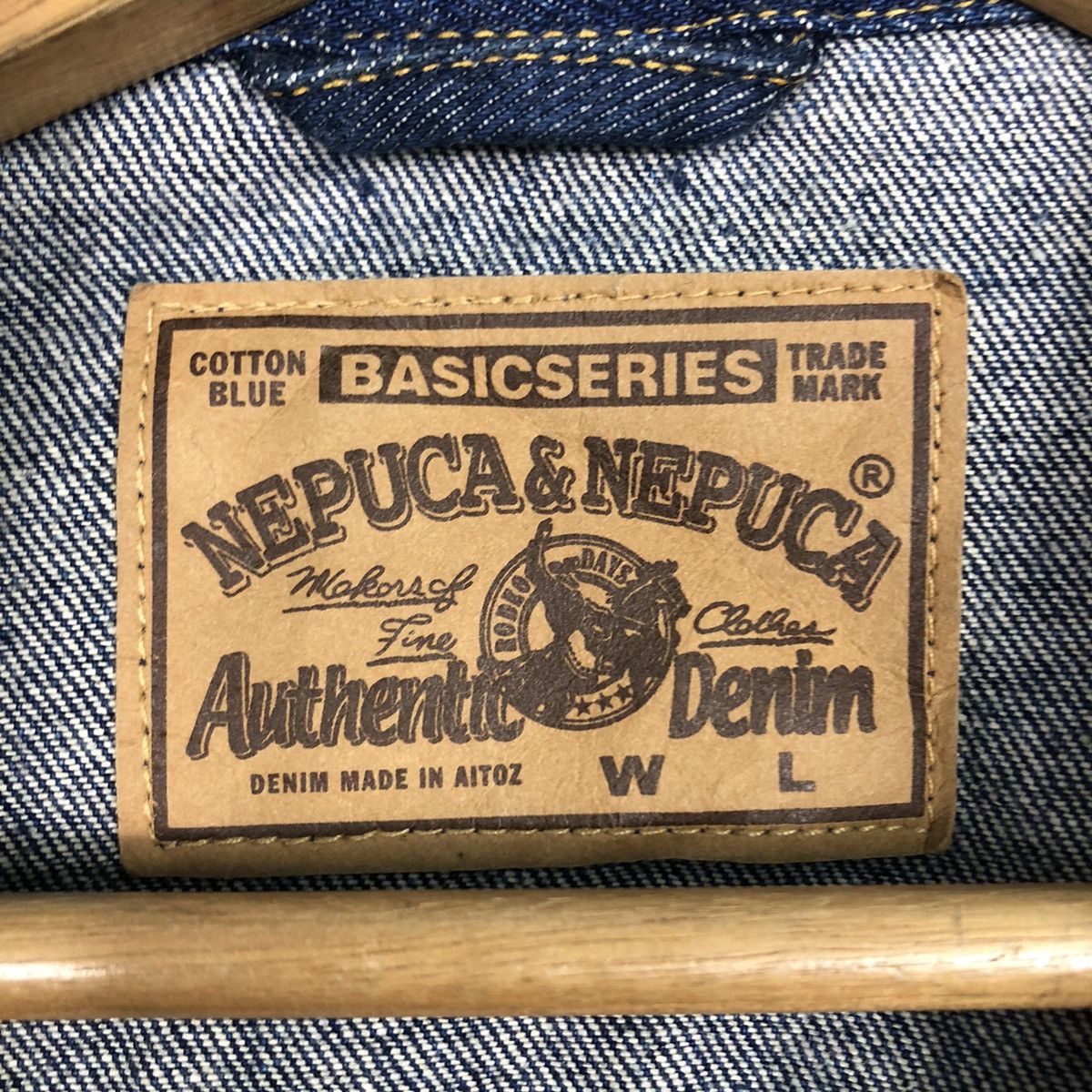 Japanese Brand 📌Vintage Trucker Denim Biker Jacket Nepuca Issey Miyake Size US L / EU 52-54 / 3 - 18 Thumbnail