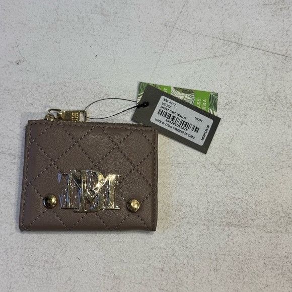 Badgley Mischka NWT BADGLEY MISCHKA TAUPE SHORT CARD WALLET Size ONE SIZE - 1 Thumbnail
