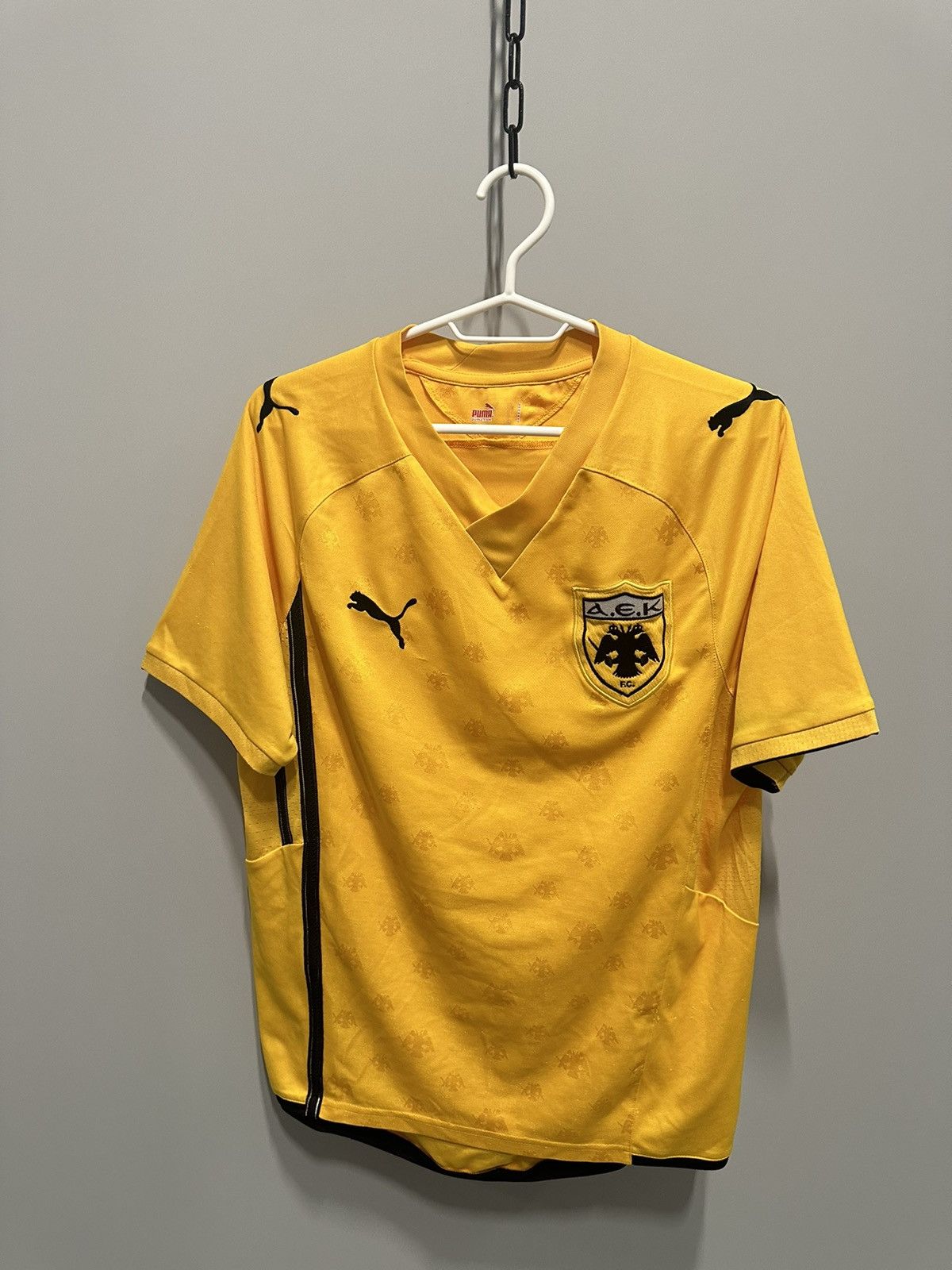 Puma Vintage Y2K Puma A.E.K Soccer jersey Block Core 2000s Size US M / EU 48-50 / 2 - 1 Thumbnail