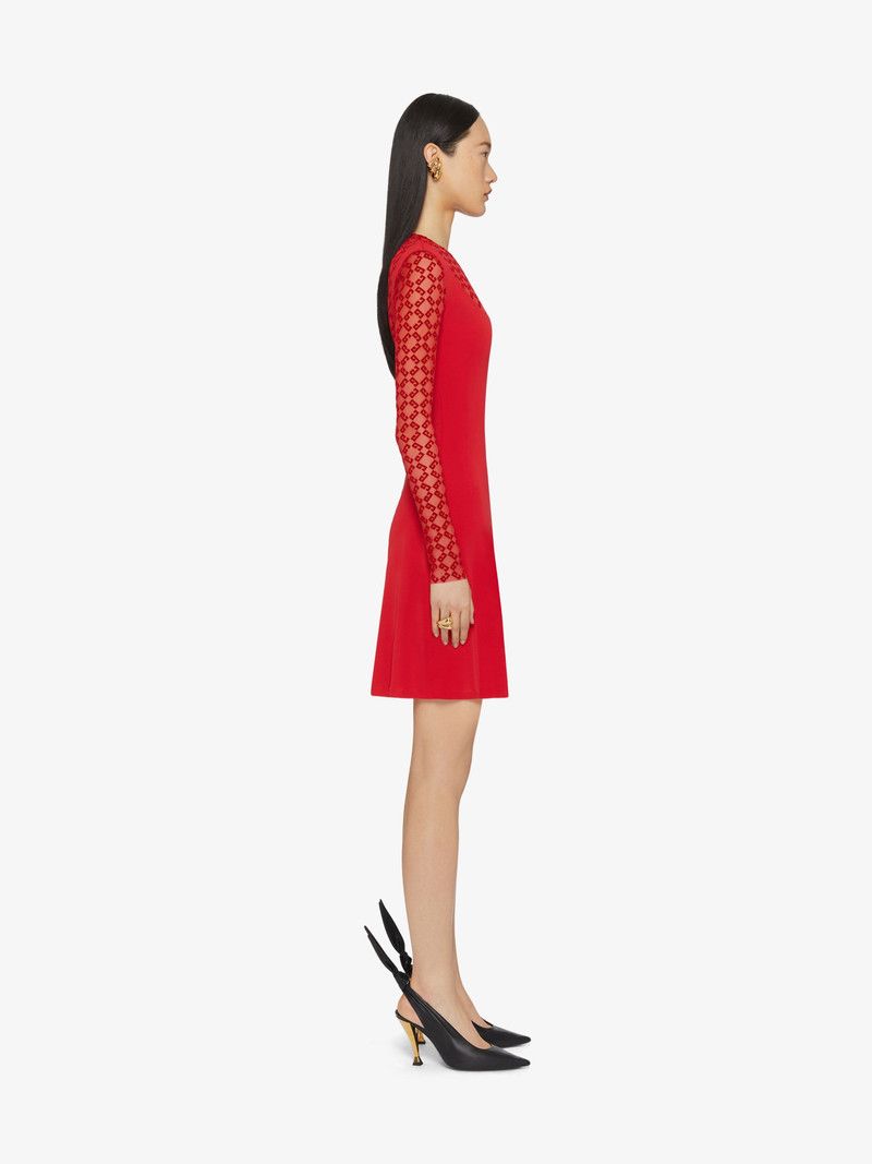 Givenchy o1n1vont0326 Dress in Red Size XS / US 0-2 / IT 36-38 - 3 Thumbnail