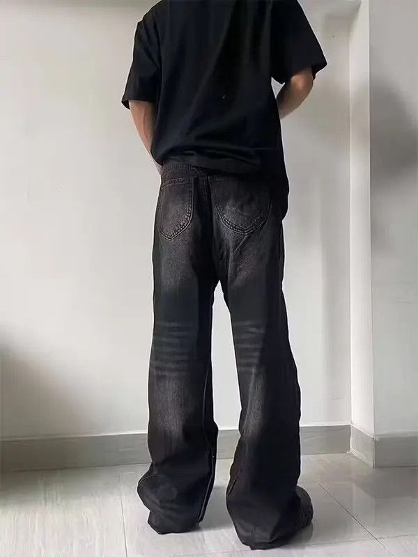 VIBE Vintage washed black rippled rare jeans Size US 30 / EU 46 - 8 Thumbnail