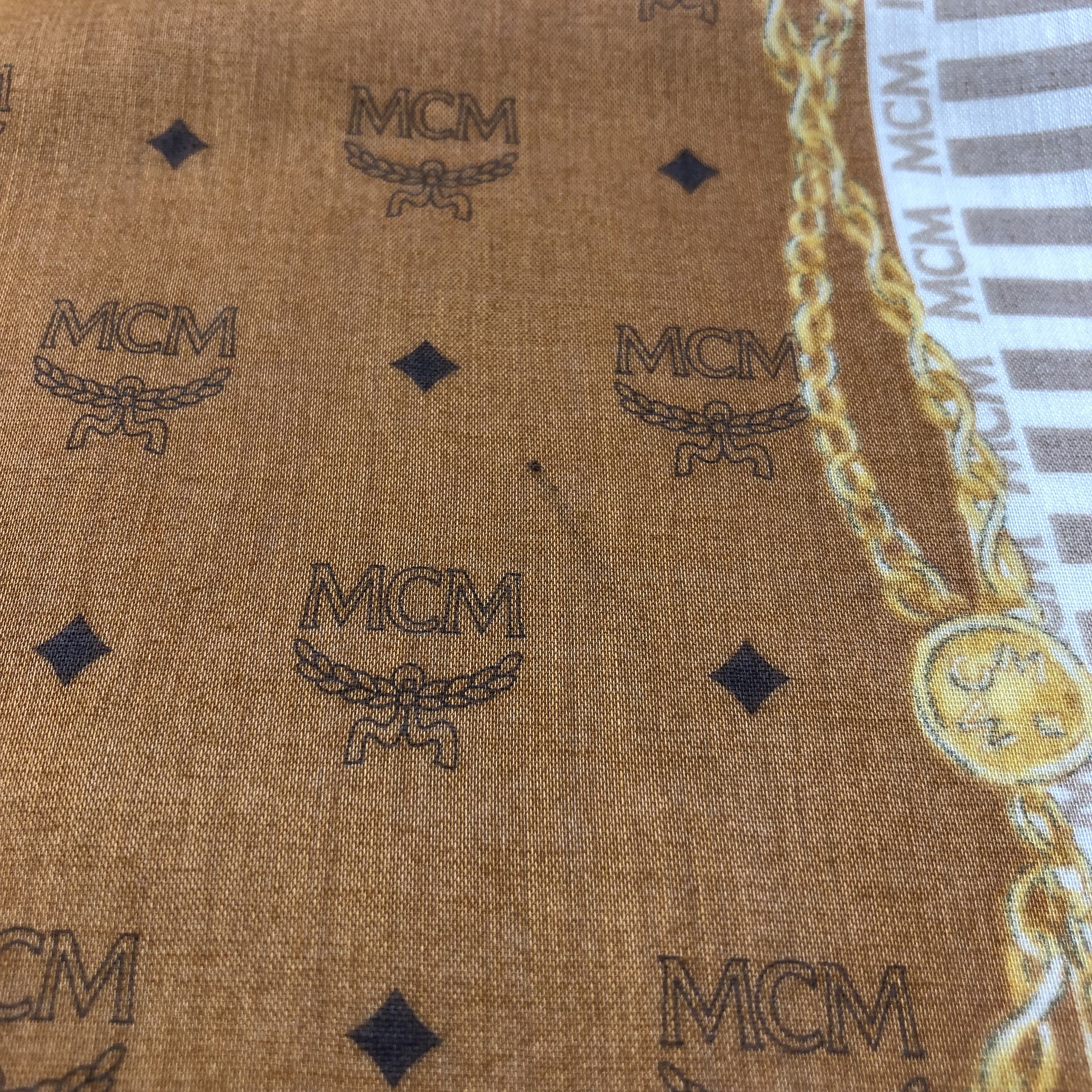 MCM MCM Big Logo Handkerchief Neckerchief Bandana H1886 Size ONE SIZE - 8 Thumbnail