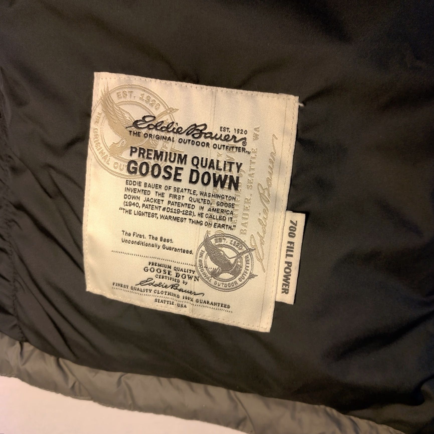 Eddie Bauer VINTAGE Eddie Bauer EB700 Puffer Vest Men L Tall Gray Goose Down Jacket Zip Up Size US L / EU 52-54 / 3 - 7 Thumbnail