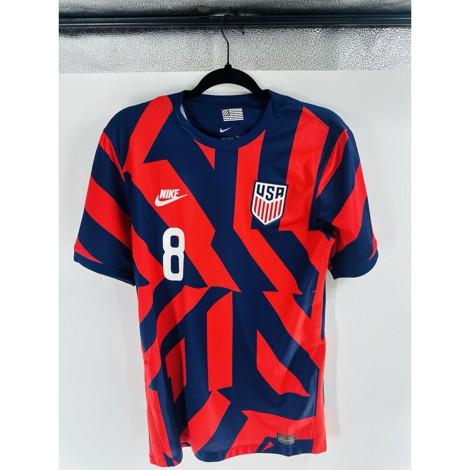 Nike Nike Jersey Mens USA 2021 Stadium Away Soccer1 #8 Gioacchini Size US S / EU 44-46 / 1 - 1 Thumbnail
