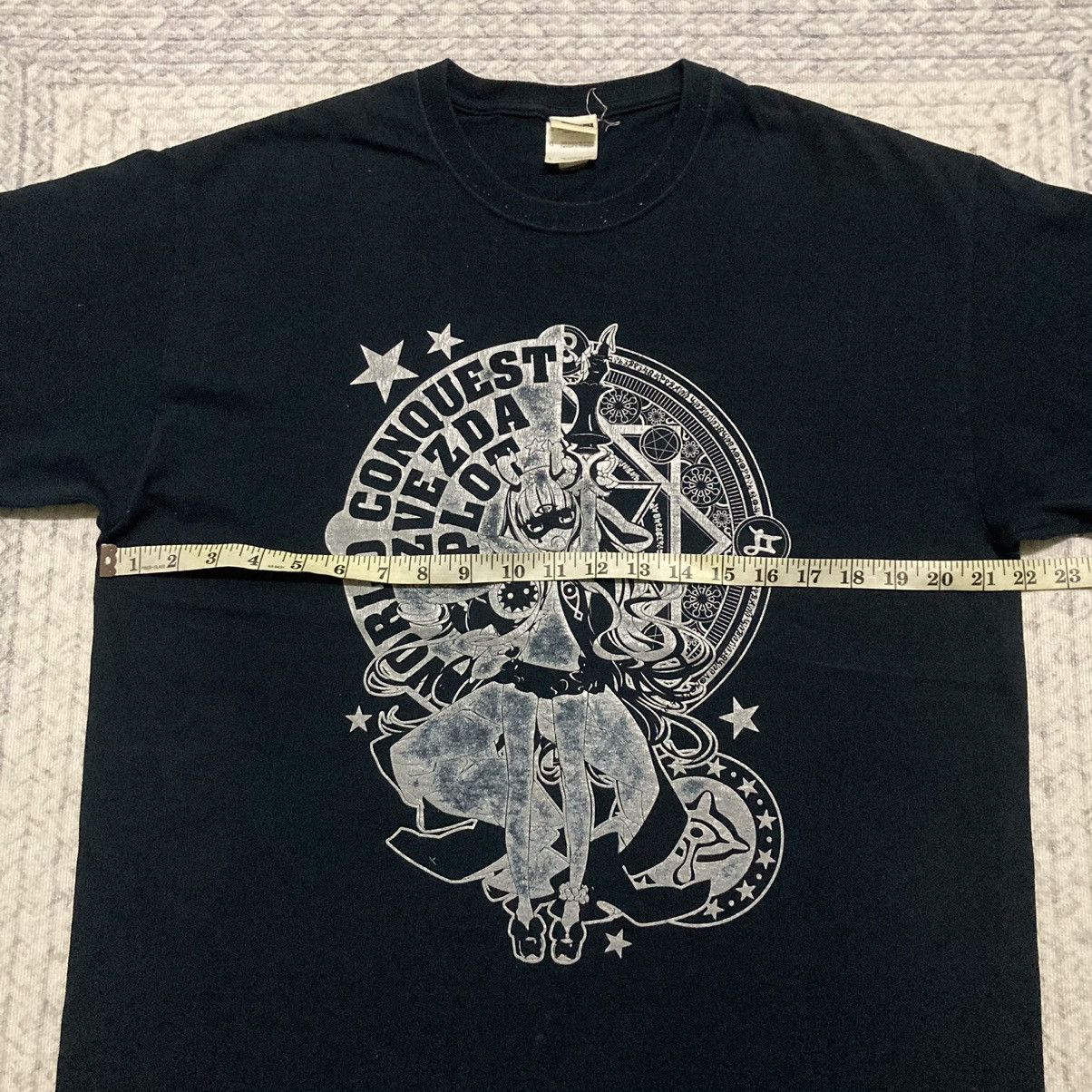Anime × Japanese Brand Rare World Conquest Zvezda Plot Anime Tees Size US L / EU 52-54 / 3 - 6 Thumbnail