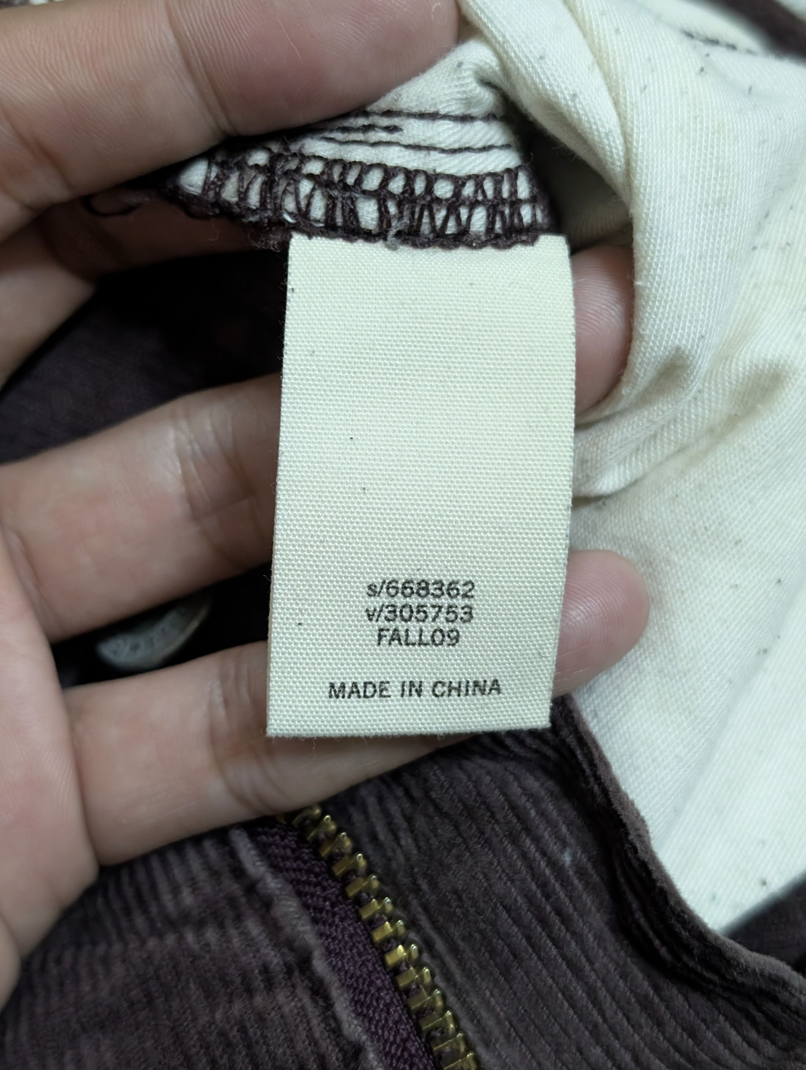 Gap Fall Winter 2009 Gap Corduroy Pants Bottom Trousers Maroon Size US 30 / EU 46 - 9 Thumbnail