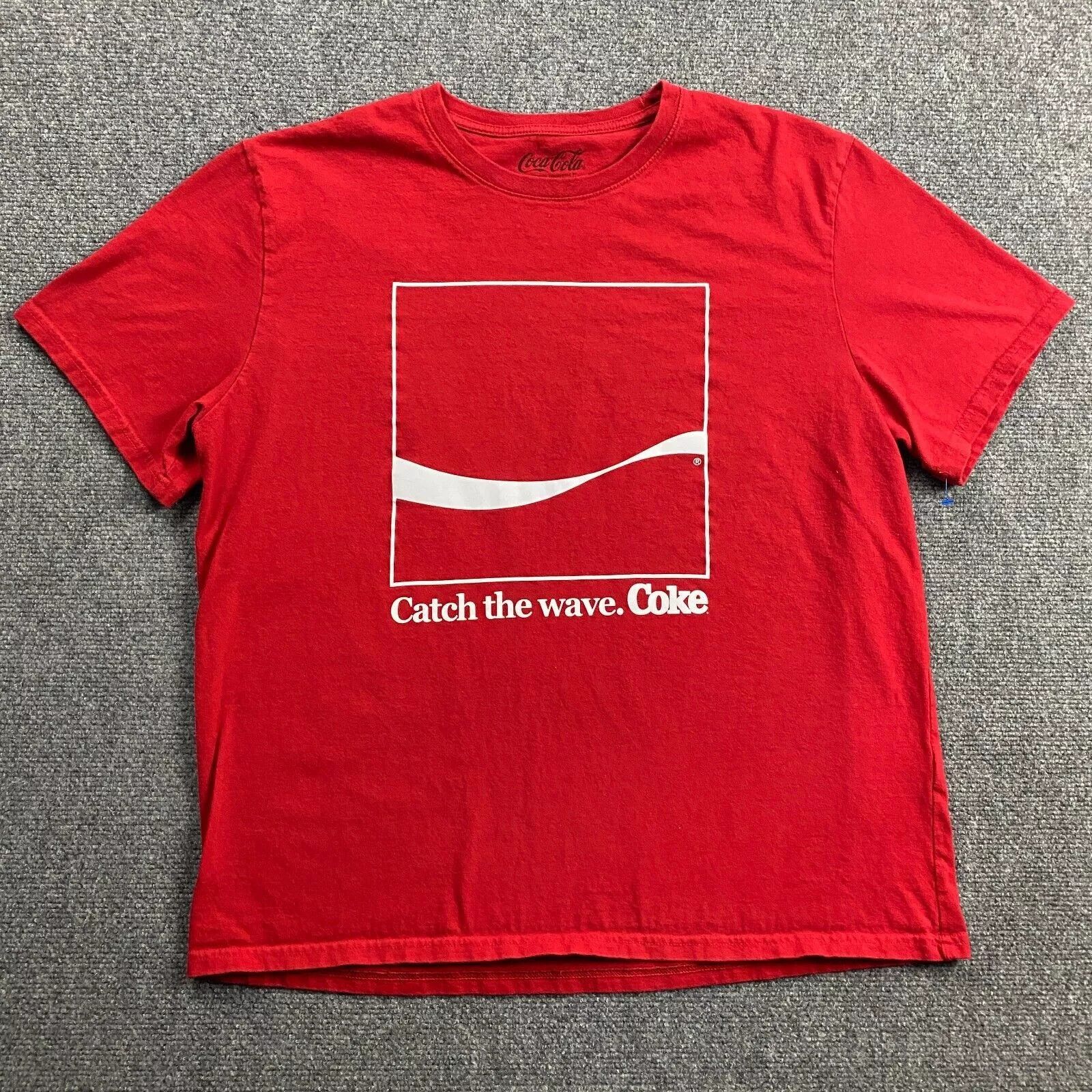 Lucky Brand Lucky Brand Coca Cola Shirt Men's Red Casual 100% Cotton XL Size US XL / EU 56 / 4 - 1 Thumbnail