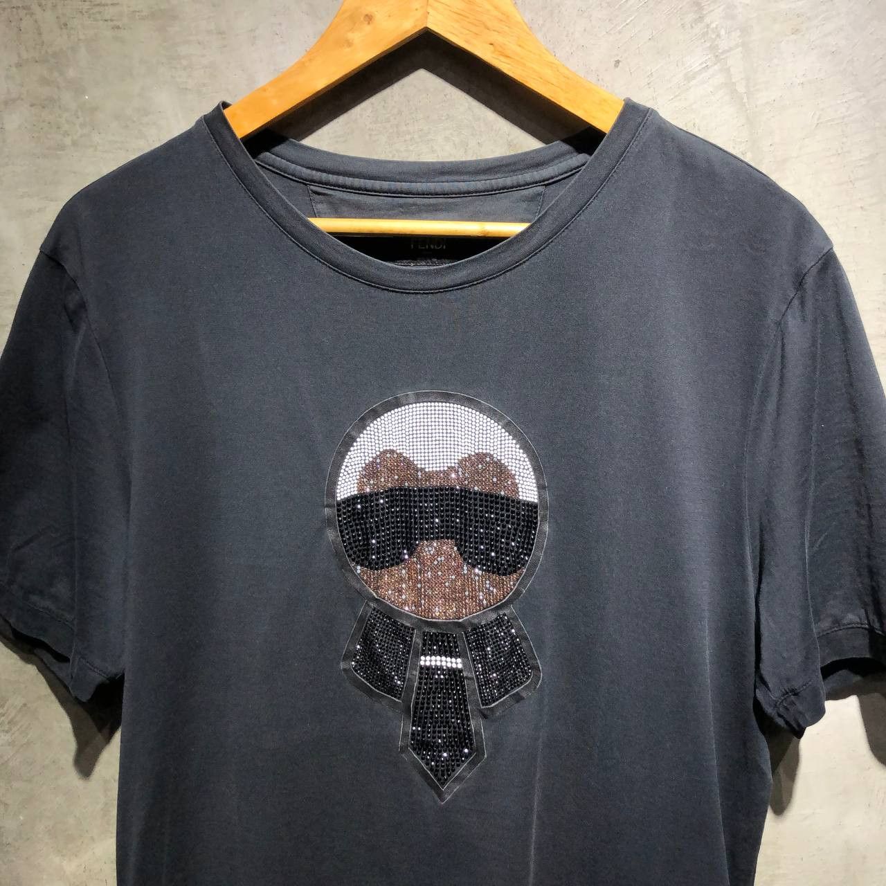 Fendi Fendi Karl Lagerfield studded tee Size US M / EU 48-50 / 2 - 2 Thumbnail