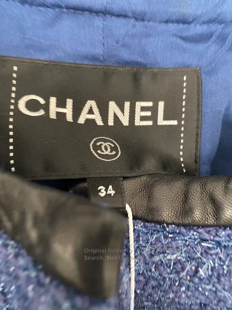 Chanel Chanel Cruise ship series blue short jacket Size XXS / US 00 / IT 34 - 3 Thumbnail