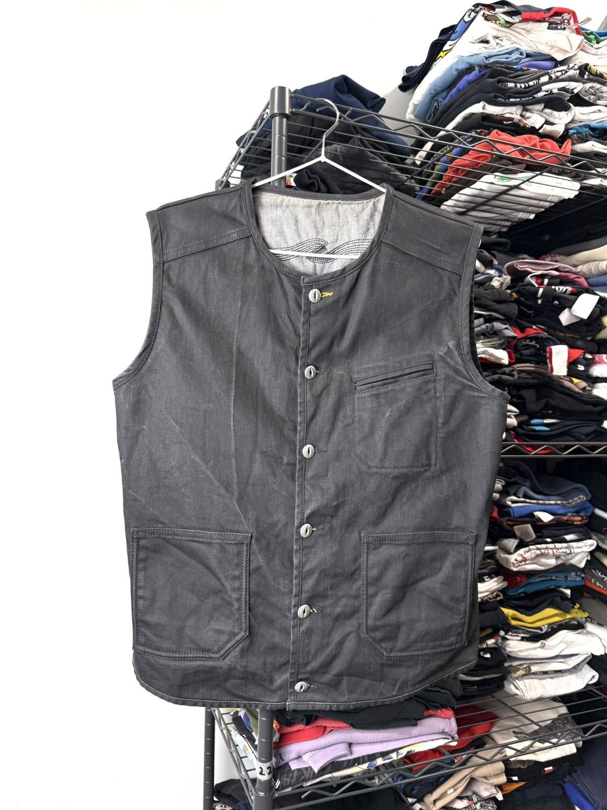 Nudie Jeans Rare! Vintage Nudie Jeans Denim Vest Archival Clothing Size US M / EU 48-50 / 2 - 1 Thumbnail