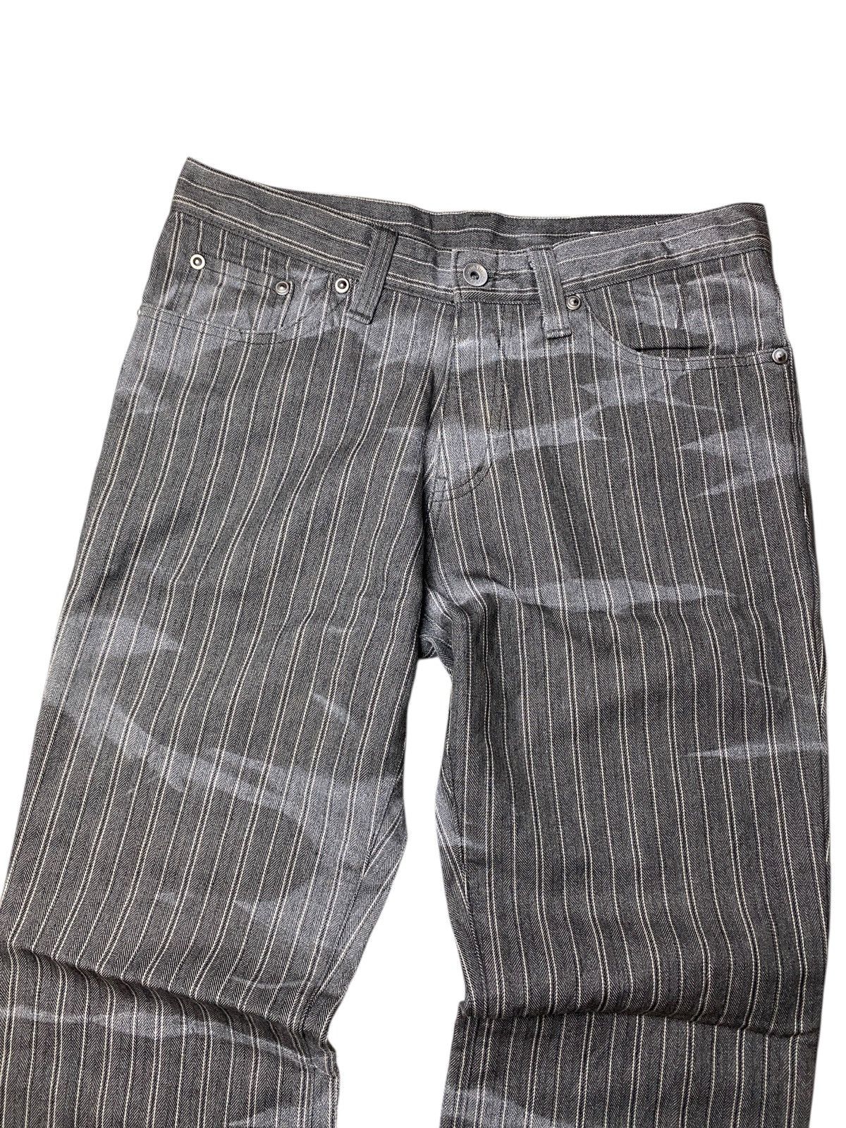 If Six Was Nine 2000's Semantic Design Clawmark Tuxedo Flared Pants Size US 29 - 3 Thumbnail
