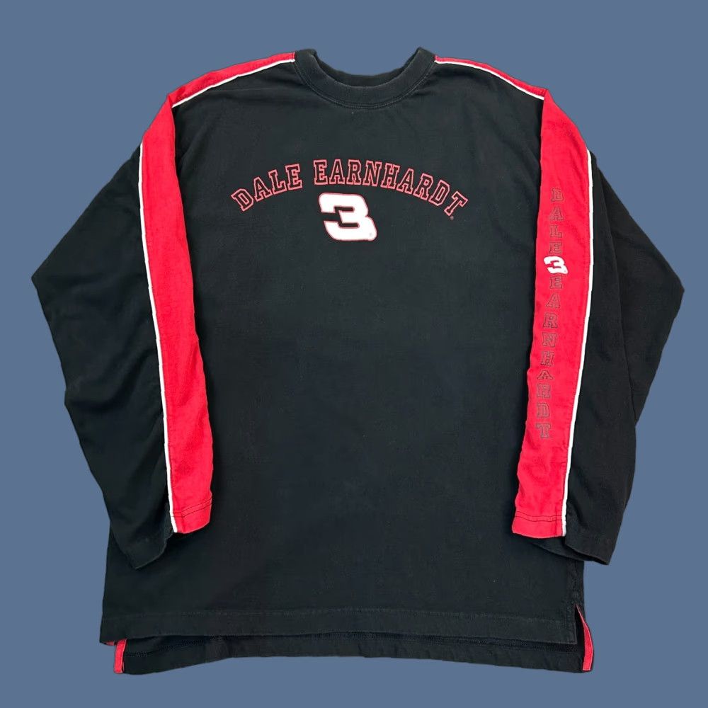 NASCAR VINTAGE NASCAR Shirt Mens XL Black Dale Earnhardt Senior #3 Long Sleeve Y2K Size US XL / EU 56 / 4 - 1 Thumbnail