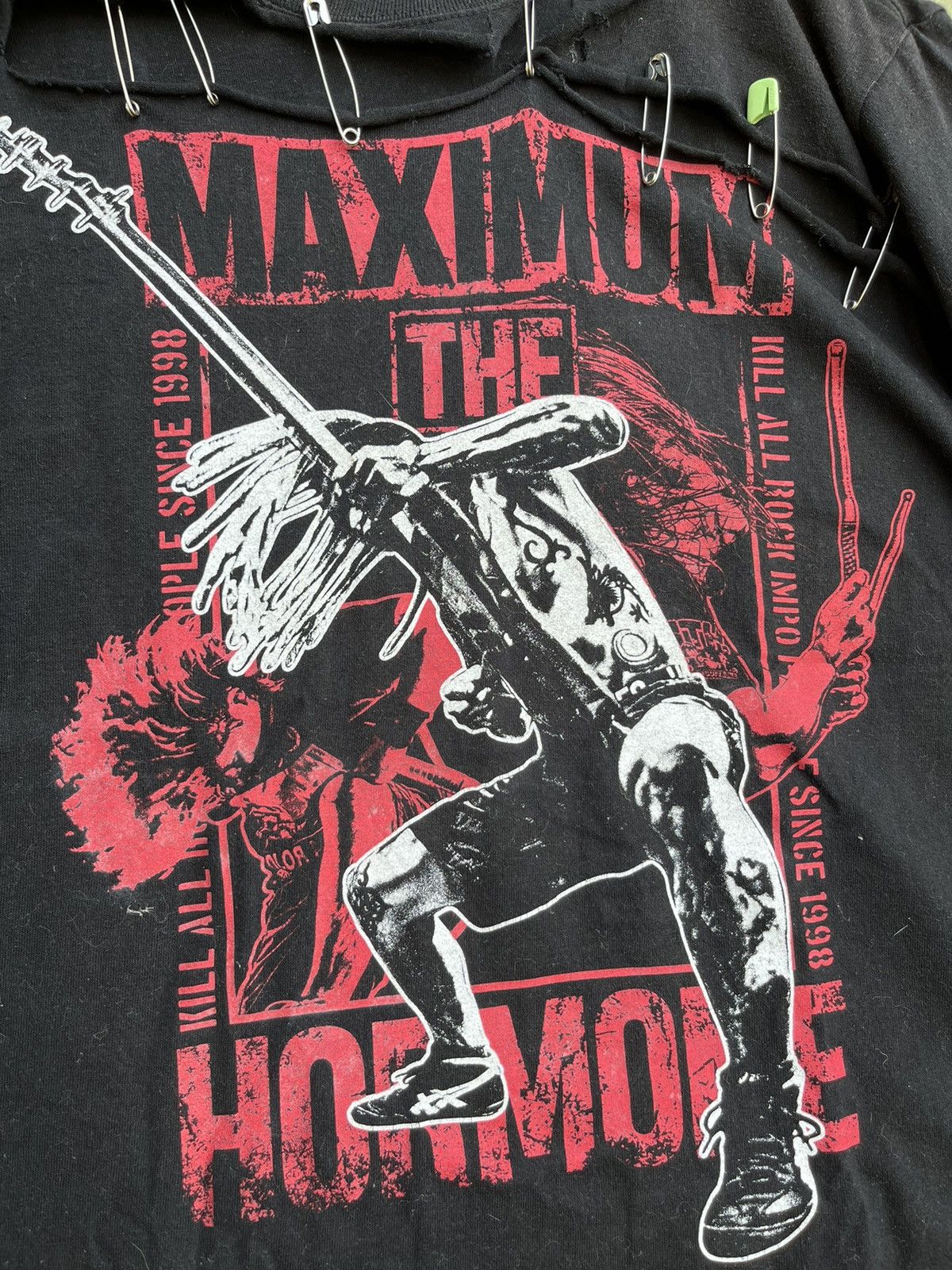 ⚡️RARE Punk Rock Distressed headbangers Big Logo Tee
