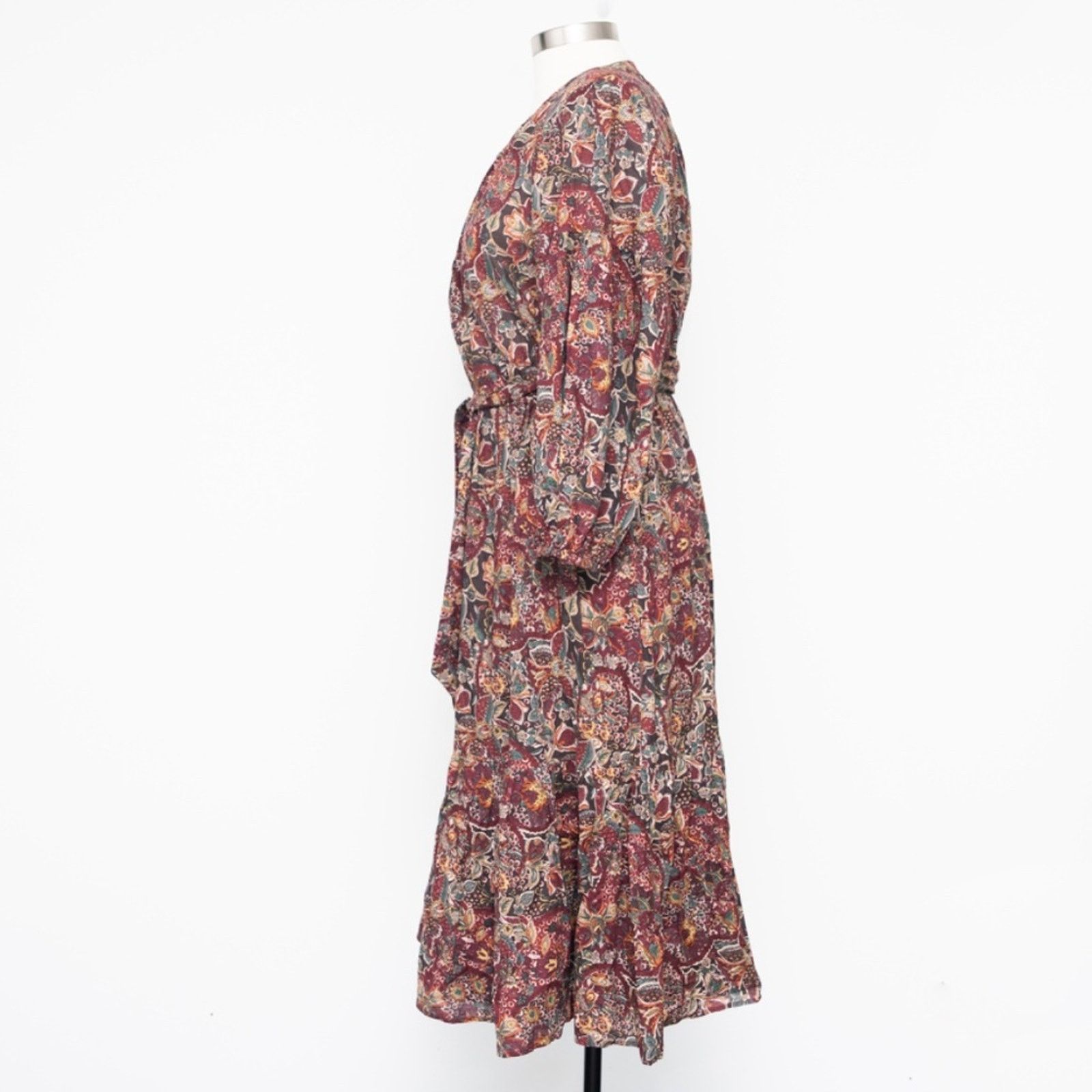 Lauren Ralph Lauren Lauren Ralph Lauren. Petite Floral Belted Cotton Dress. Size XL / US 12-14 / IT 48-50 - 6 Thumbnail