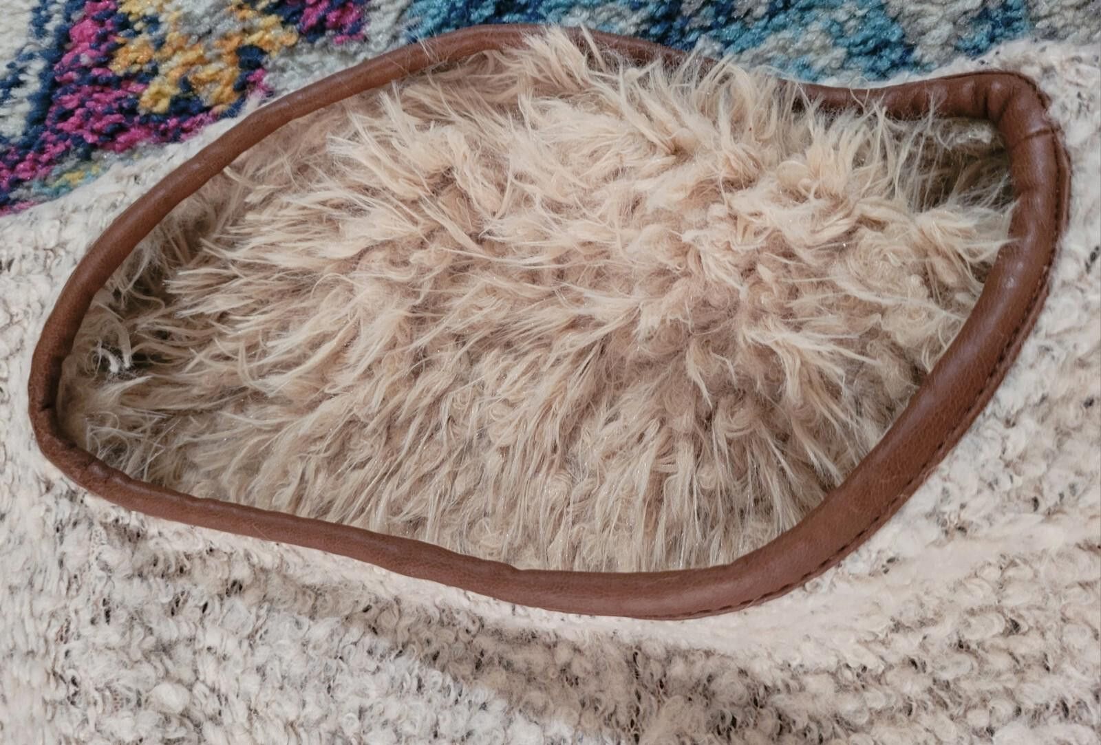 Other Love Tree Women's S Faux Fur Sherpa Wool Acrylic Open Vest Size S / US 4 / IT 40 - 6 Thumbnail