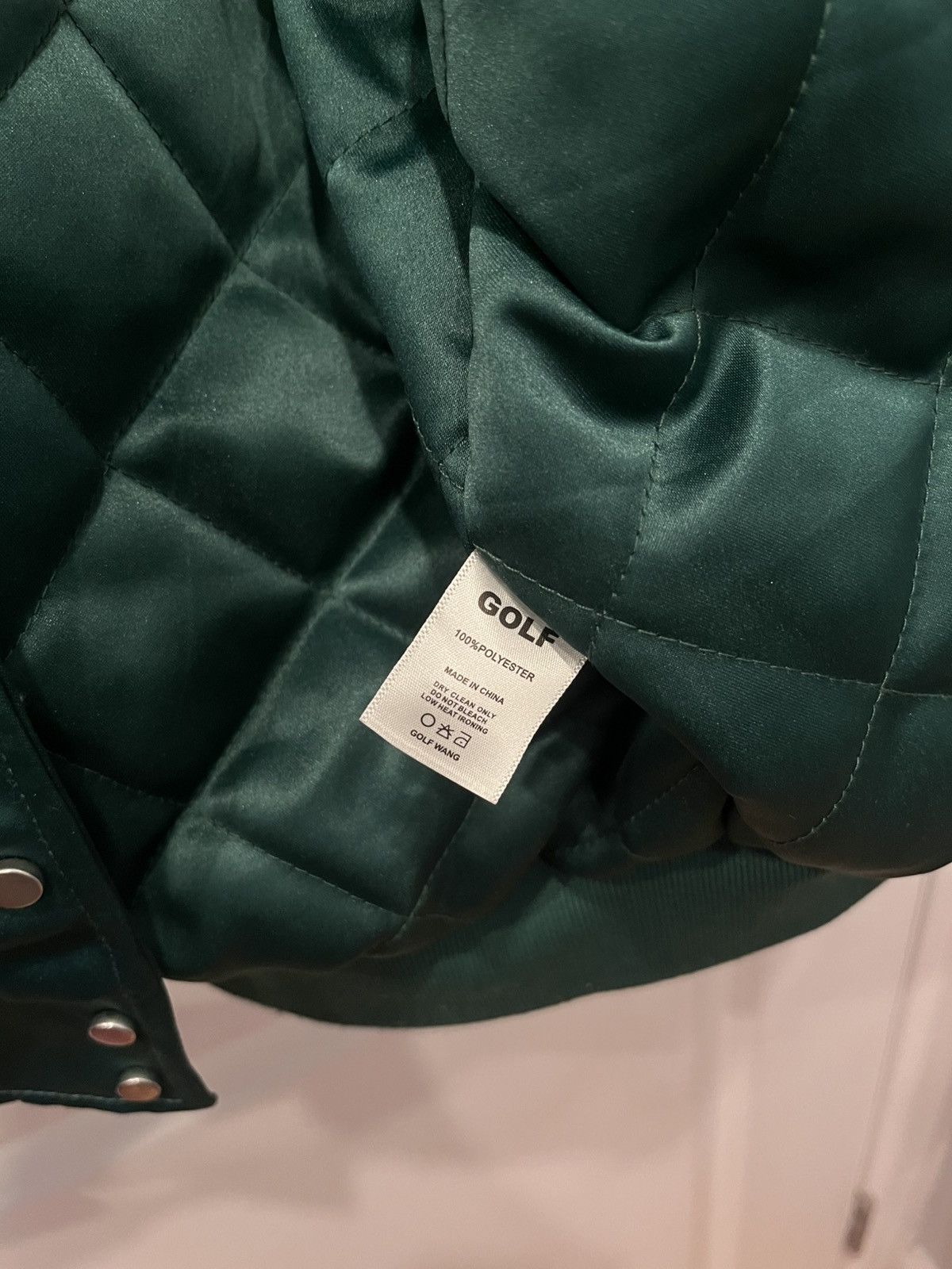 Golf Wang CAMP FLOG GNAW SATIN VARSITY JACKET Size US M / EU 48-50 / 2 - 6 Thumbnail