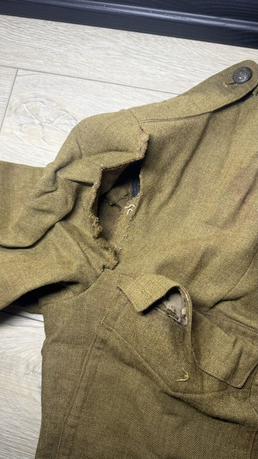 Other Antique World War 1 US Army M1917 Rough Cut Service Coat Size US M / EU 48-50 / 2 - 5 Thumbnail