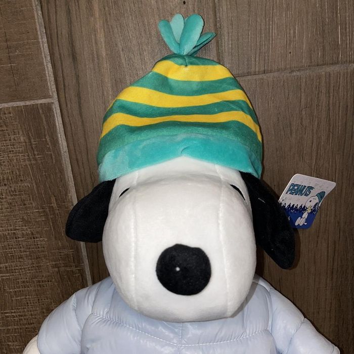 Peanuts peanuts snoopy puffer jacket cvs plush 12 tall grailed